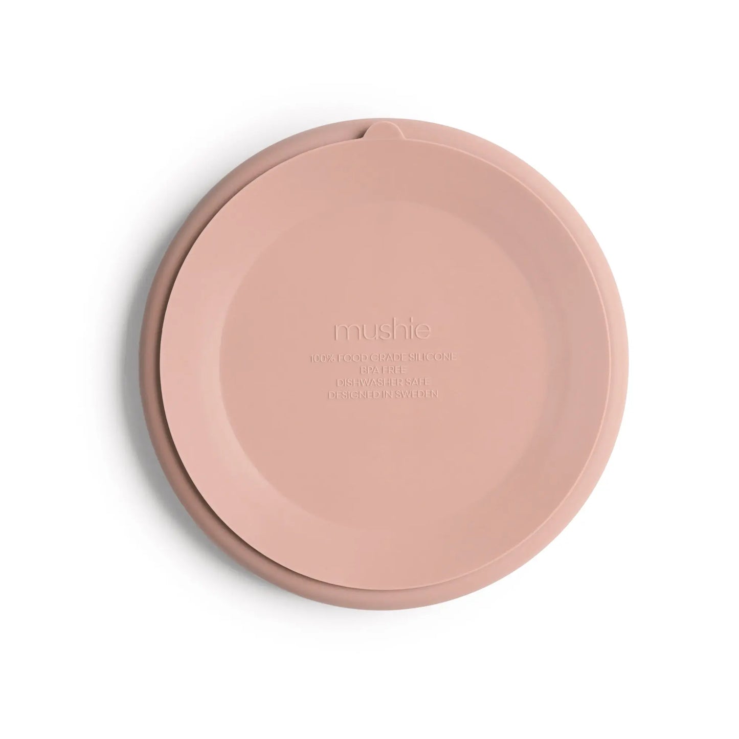 Silicone Suction Plate for Babies Food Grade Safe Design Minimizes Spills Mushie