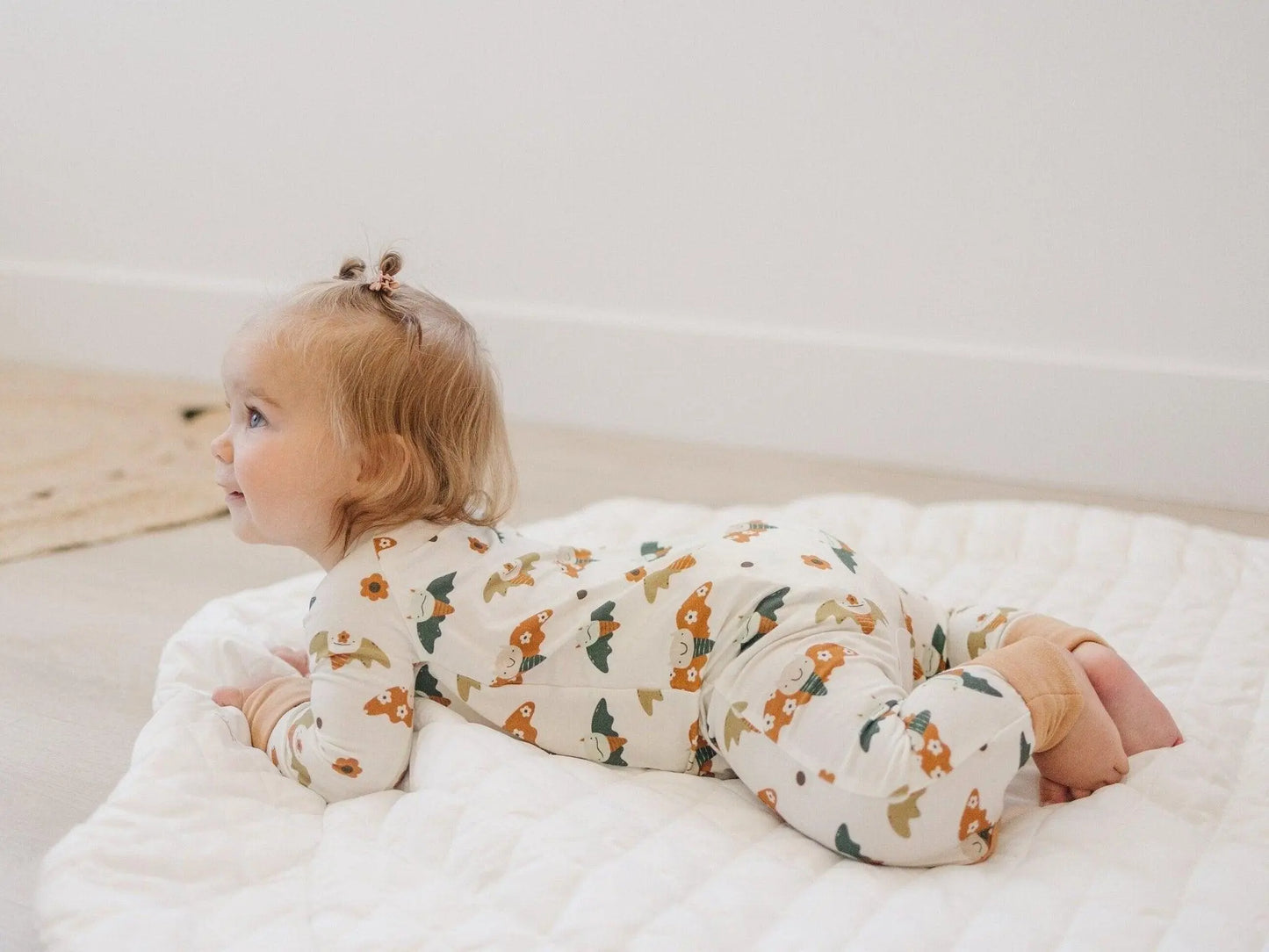 Little Joy Co. Boho Bats Bamboo Zippy Romper Soft Stretch For Babies - Apparel & Accessories > Clothing > Baby & Toddler Clothing > Baby & Toddler Sleepwear