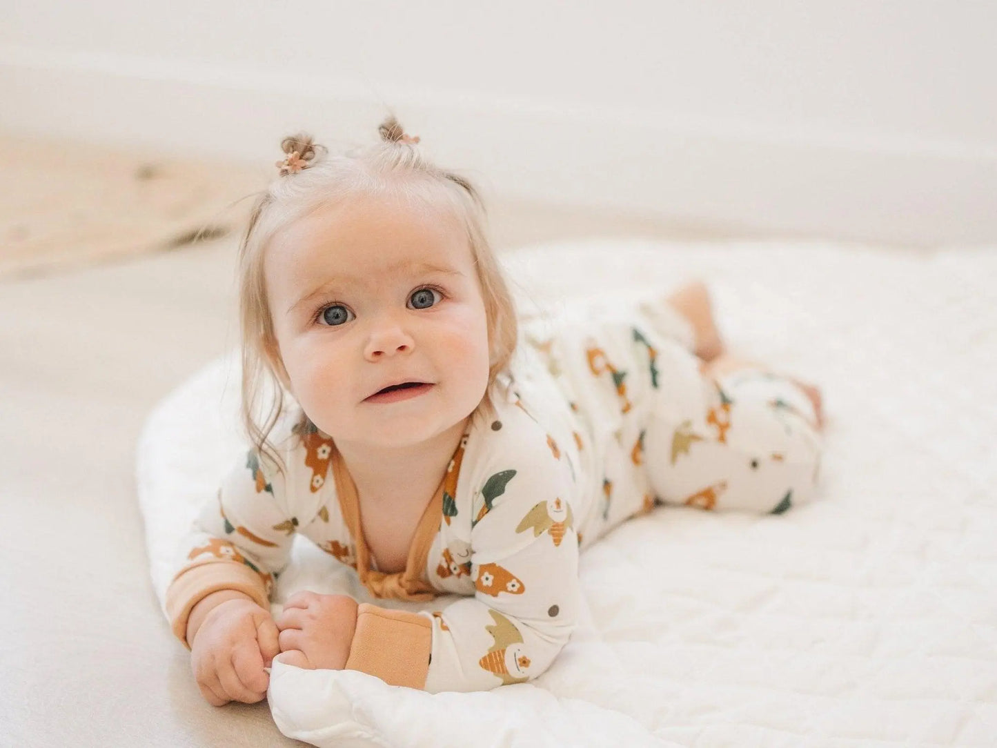 Little Joy Co. Boho Bats Bamboo Zippy Romper Soft Stretch For Babies - Apparel & Accessories > Clothing > Baby & Toddler Clothing > Baby & Toddler Sleepwear