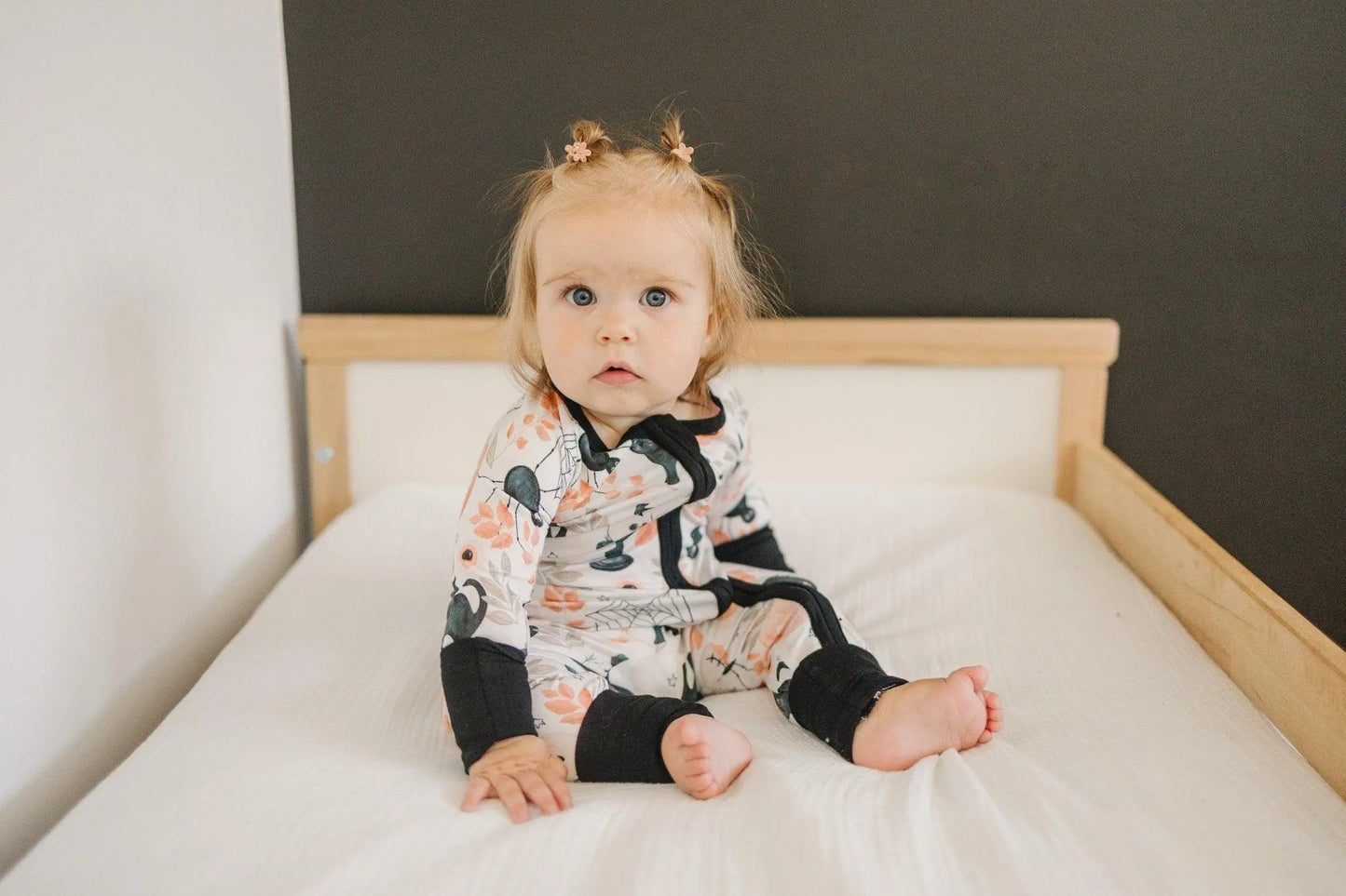 Little Joy Co. Boo Bash Bamboo Zippy Romper Pajamas For Newborn 0 3 Months - Apparel & Accessories > Clothing > Baby & Toddler Clothing > Baby & Toddler Outfits