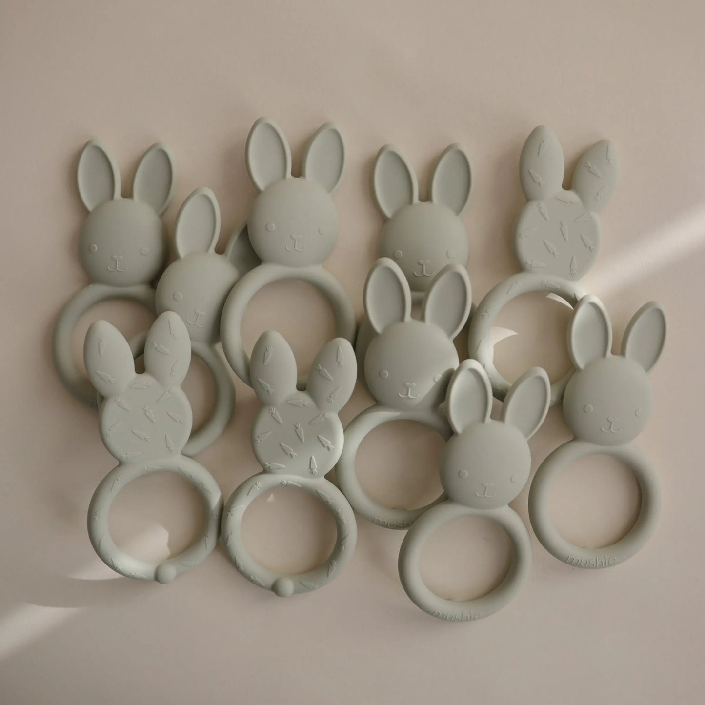 Bunny Teether Made from Non Toxic Food Grade Silicone Mushie Everetts Place: Online Boutique