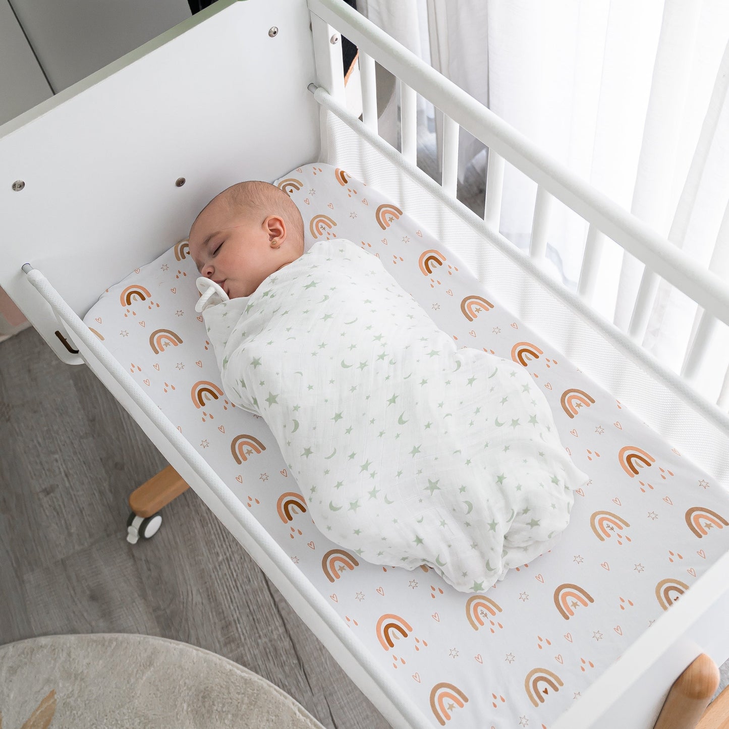 Comfy Cubs Green Muslin Swaddle Blankets 4 Pack Set Comfy Cubs Everetts Place: Online Boutique