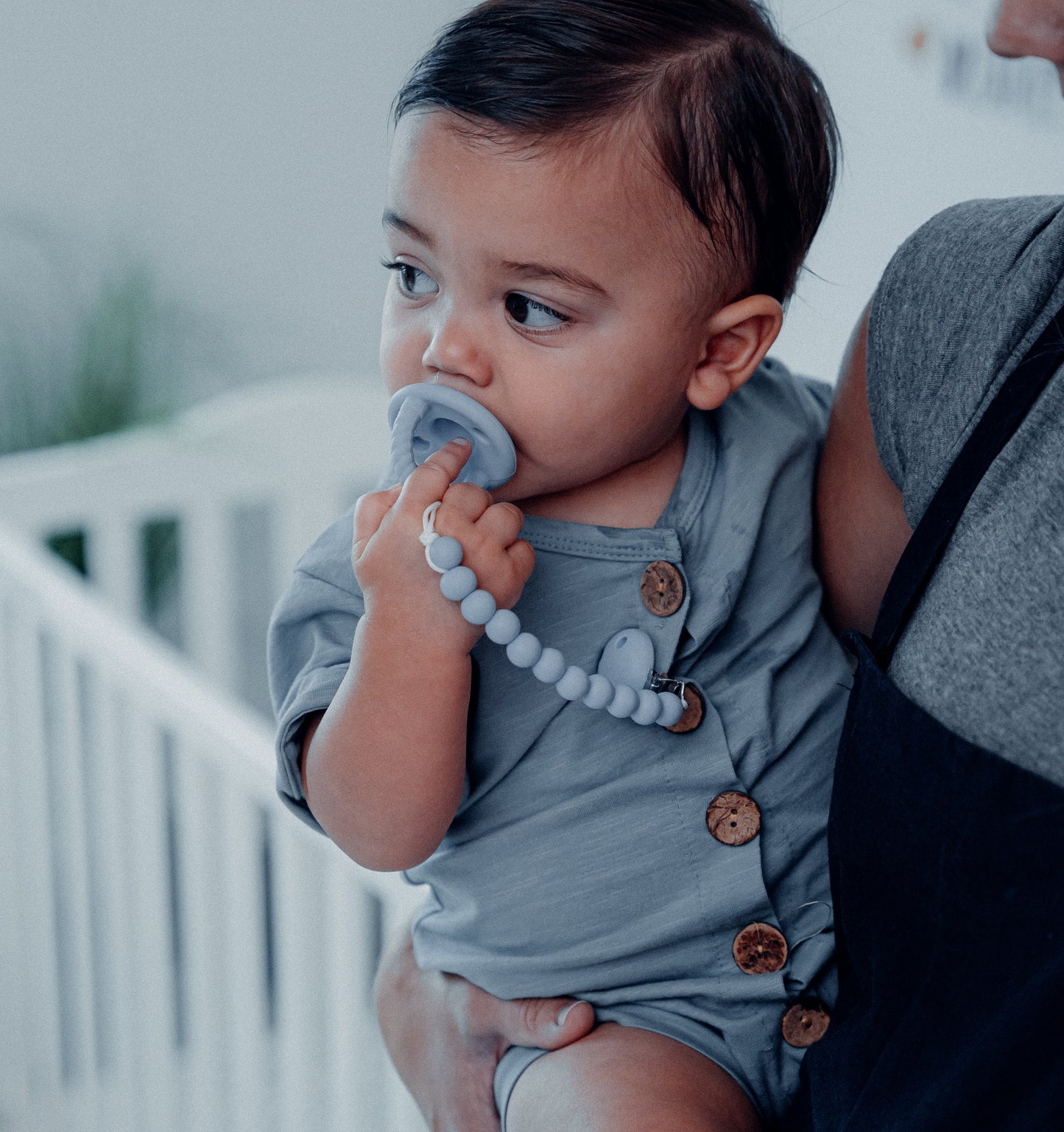 Sky Blue Pacifiers 4 Pack Silicone BPA Free For Babies Comfy Cubs Everetts Place: Online Boutique