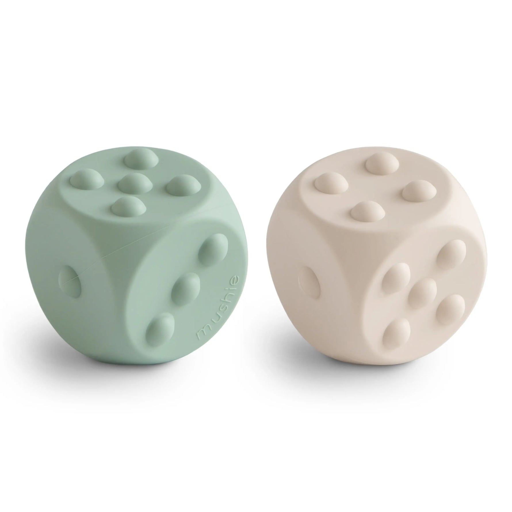 Mushie Mushie Dice Press Toy for Fine Motor Skill Development and Learning - Baby & Toddler > Baby Toys & Activity Equipment > Baby Activity Toys Press Toy
