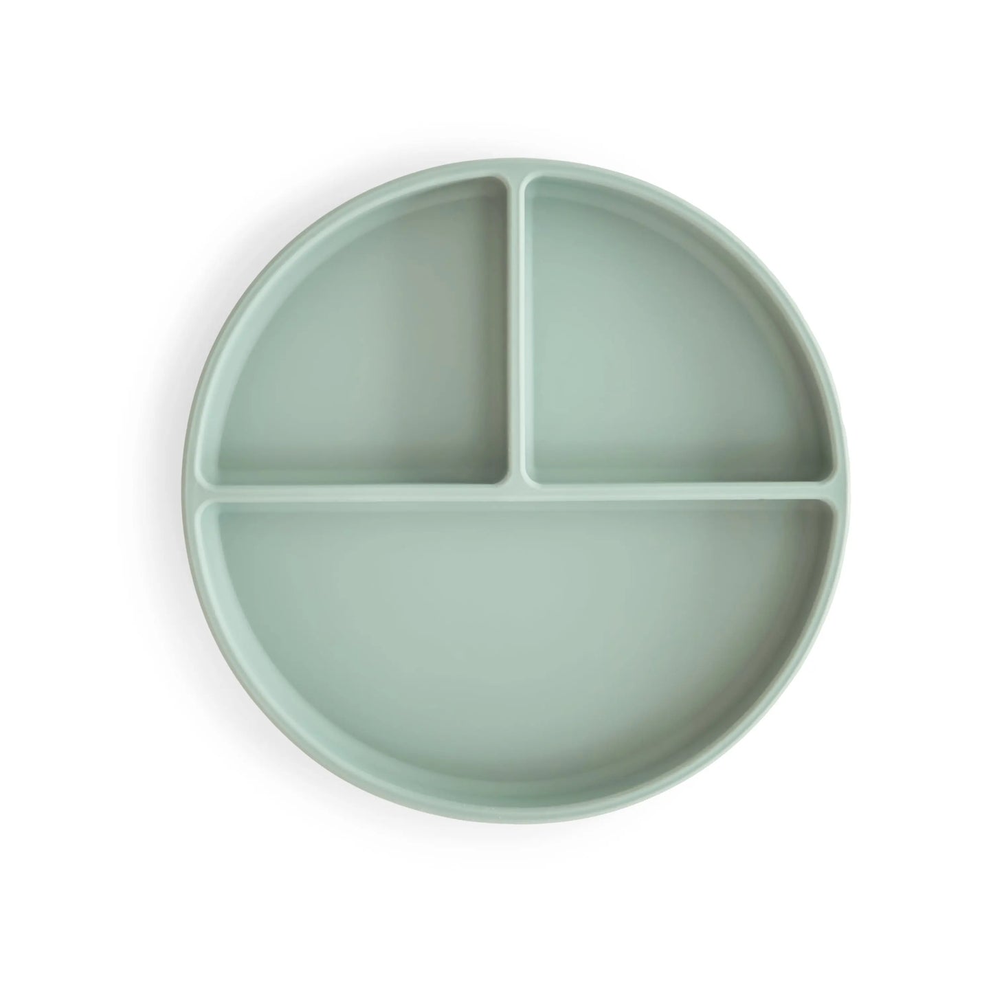 Silicone Suction Plate for Babies Food Grade Safe Design Minimizes Spills Mushie