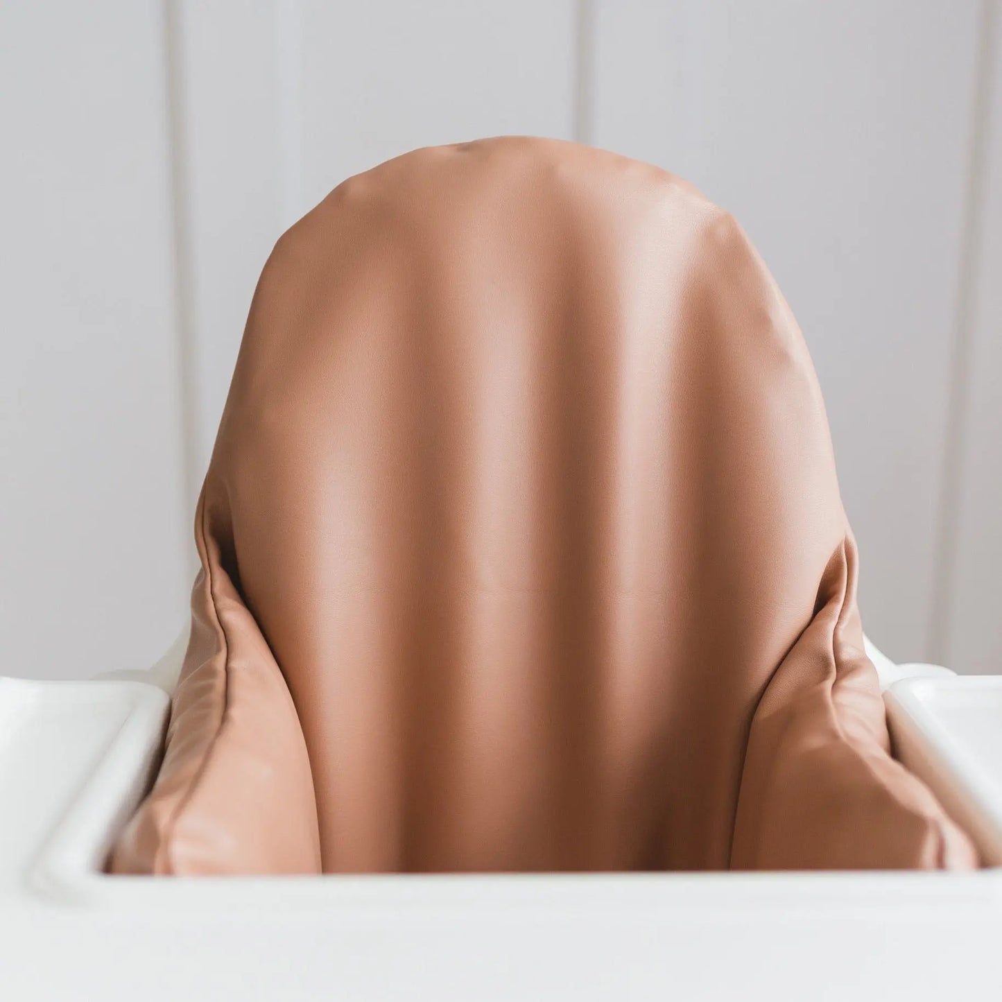 Little Joy Co. Camel Vegan Leather Cushion Cover Wipeable for IKEA Antilop - Furniture > Baby & Toddler Furniture > High Chair & Booster Seat Accessories