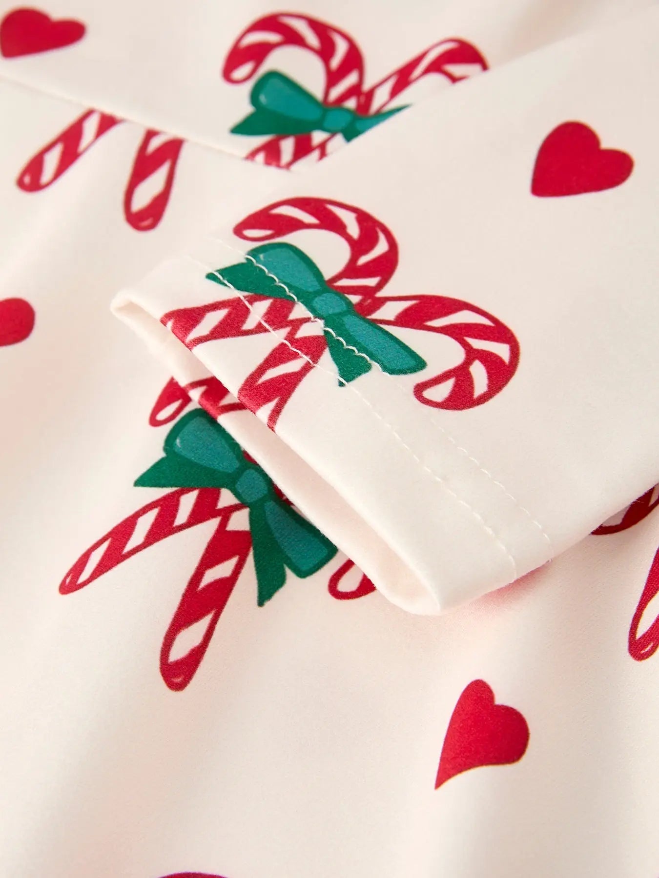 Rylee Faith Designs Candy Cane and Heart Christmas Girls Dress - Apparel & Accessories > Clothing > Baby & Toddler Clothing > Baby & Toddler Dresses Dress