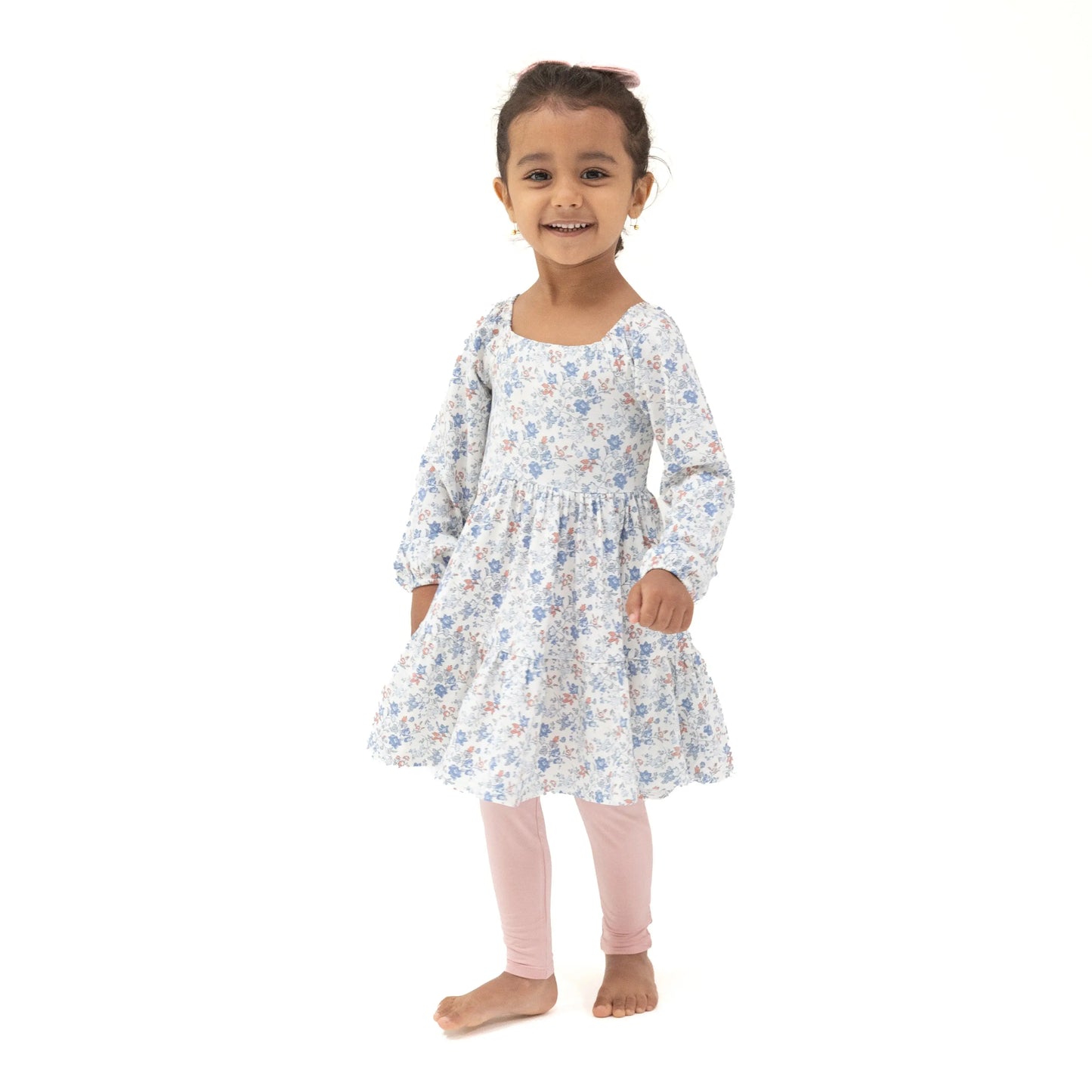 Cap Sleeve Dress and Bamboo Legging Set for Girls Everyday Angel Dear Everetts Place: Online Boutique