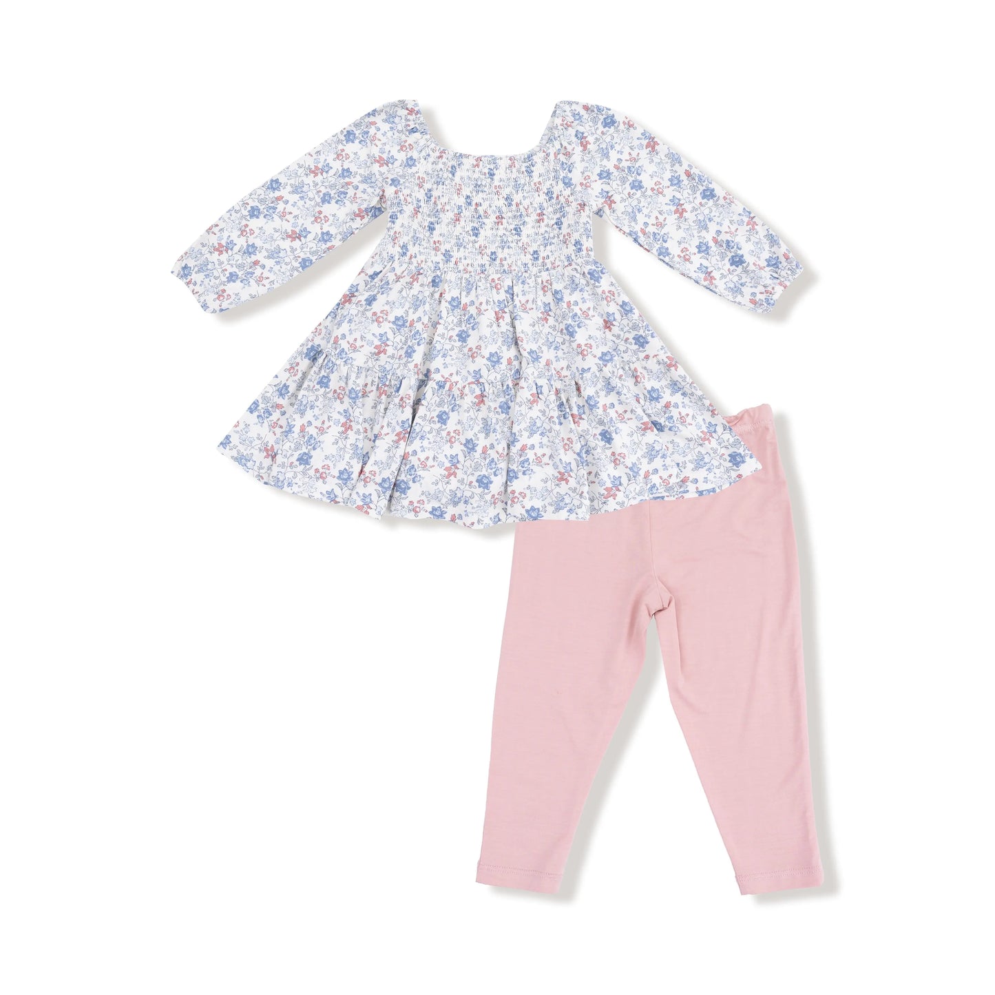 Cap Sleeve Dress and Bamboo Legging Set for Girls Everyday Angel Dear Everetts Place: Online Boutique
