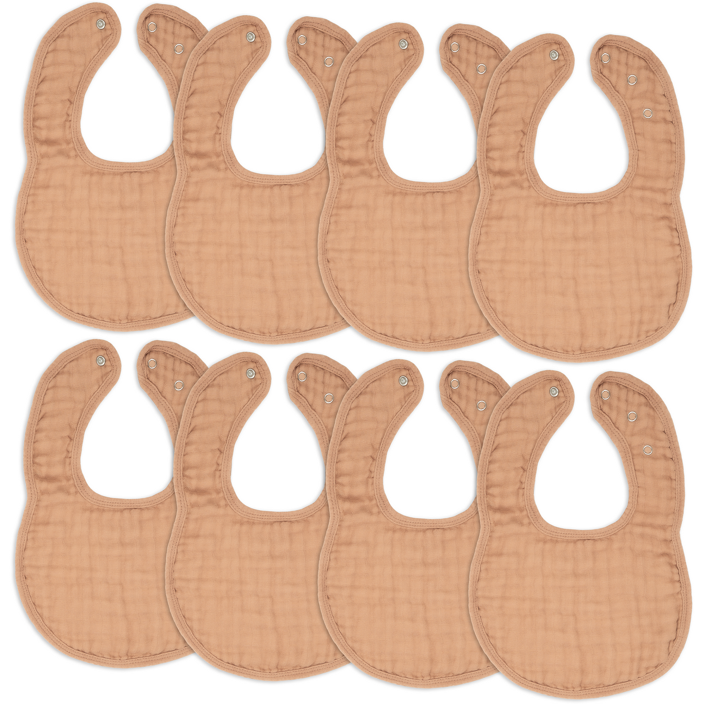 Comfy Cubs Muslin Bibs In Caramel Absorbent Baby Drool Comfy Cubs Everetts Place: Online Boutique 24.99