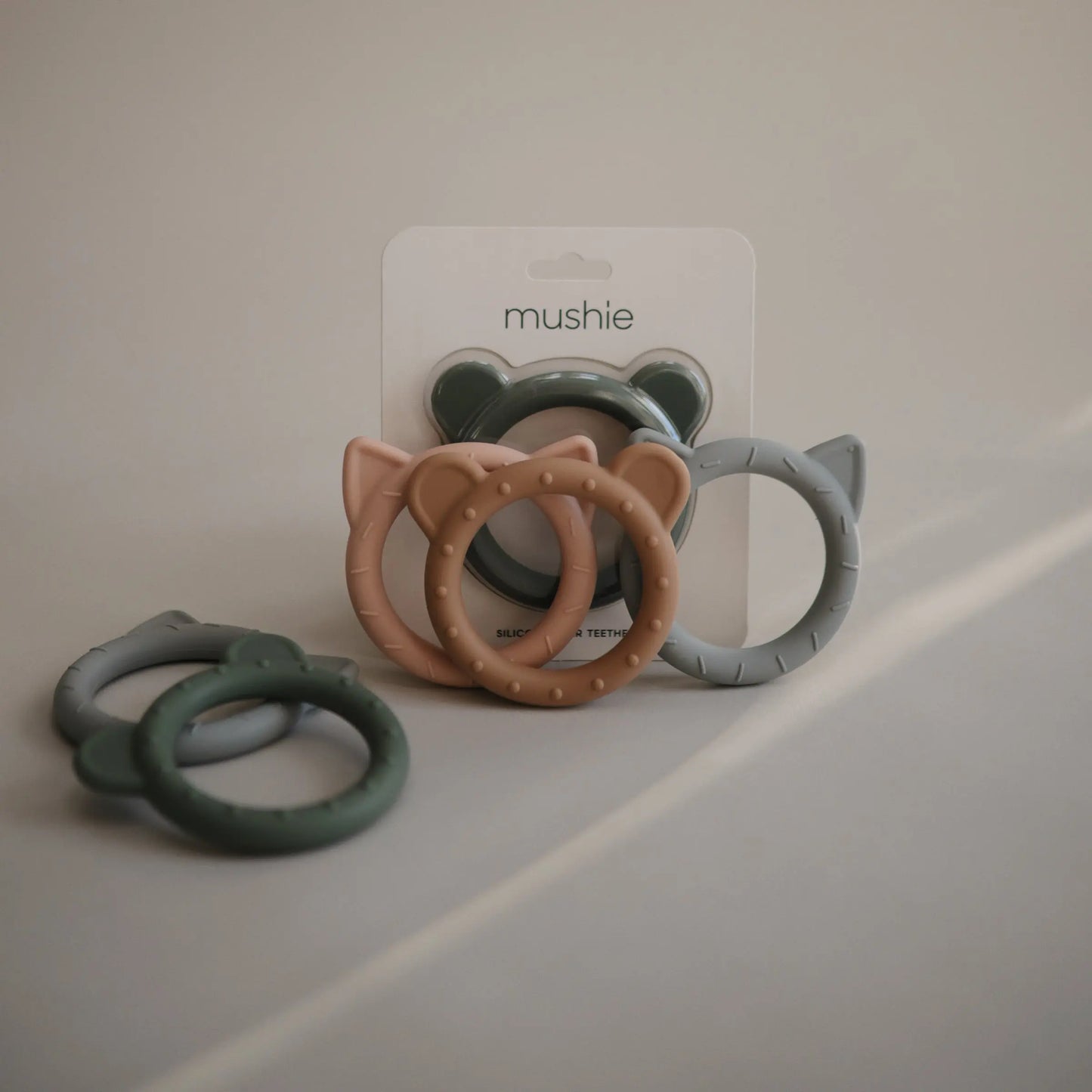 Cat Teether for Babies Made from Non-Toxic Food Grade Silicone Easy to Grip Safe and Stylish Design Mushie Everetts Place: Online Boutique