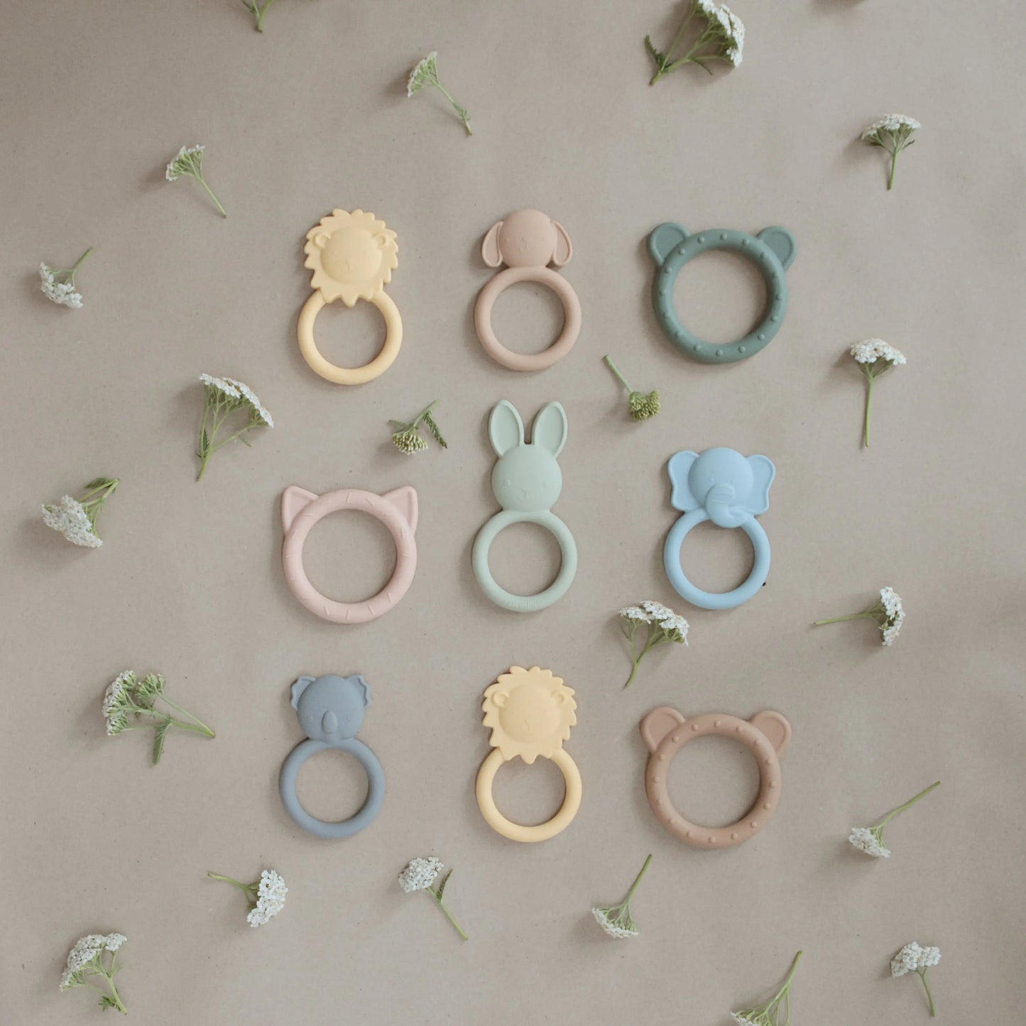 Cat Teether for Babies Made from Non-Toxic Food Grade Silicone Easy to Grip Safe and Stylish Design Mushie Everetts Place: Online Boutique