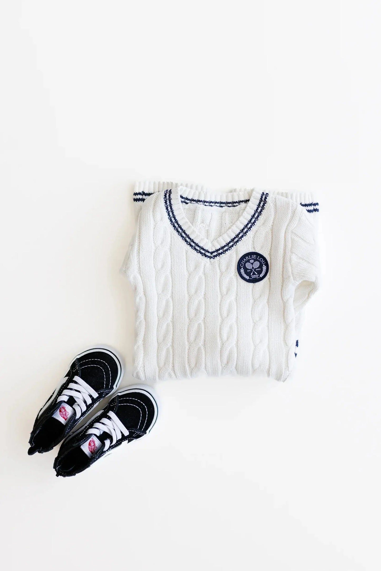 Charlie Lou Baby Varsity Sweater Romper Cozy Fall Outfit Charlie Lou Baby Everetts Place: Online Boutique