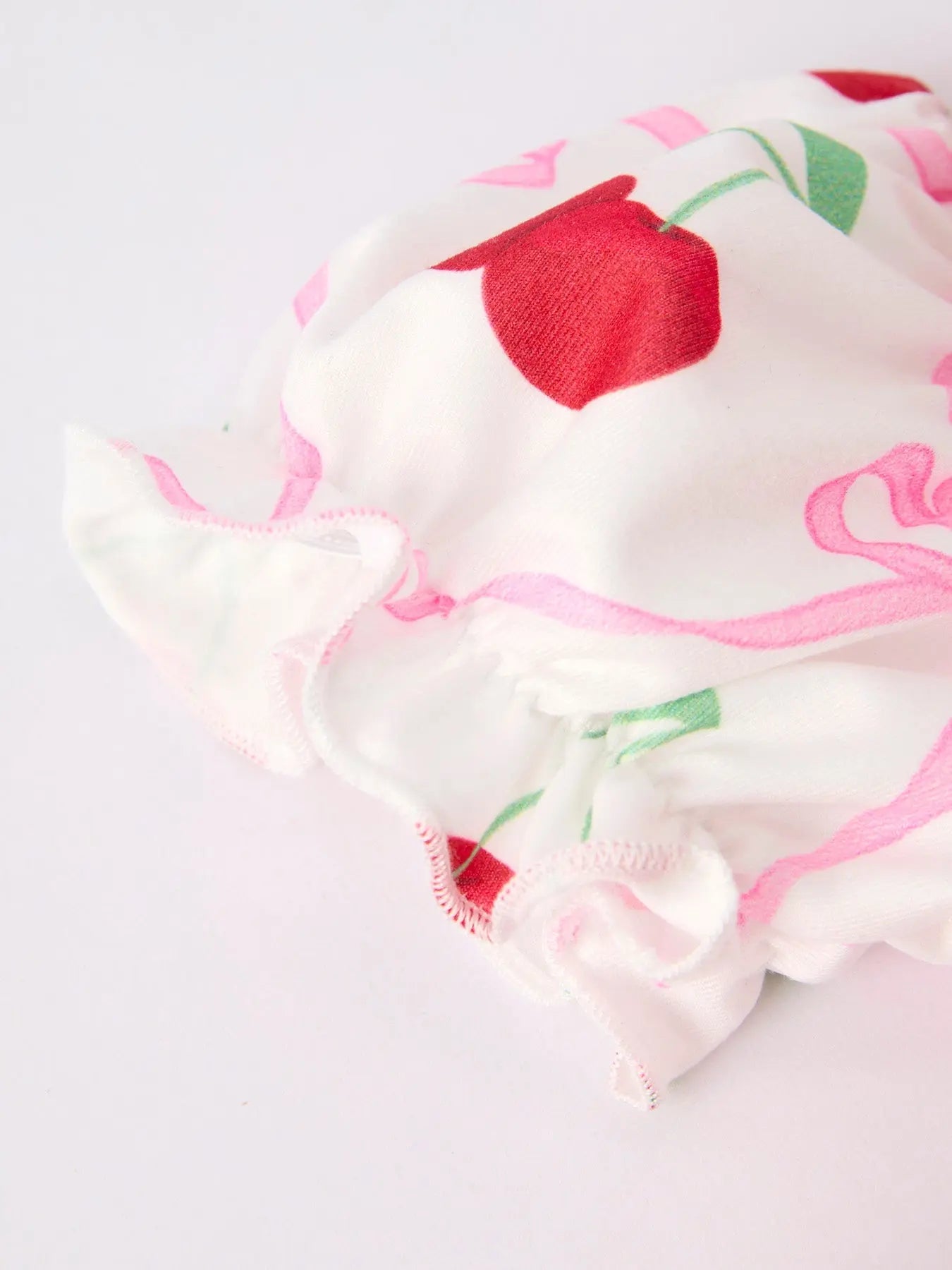 Cherry Bow Girls Romper Stylish and Comfortable Playwear Rylee Faith Designs Everetts Place: Online Boutique