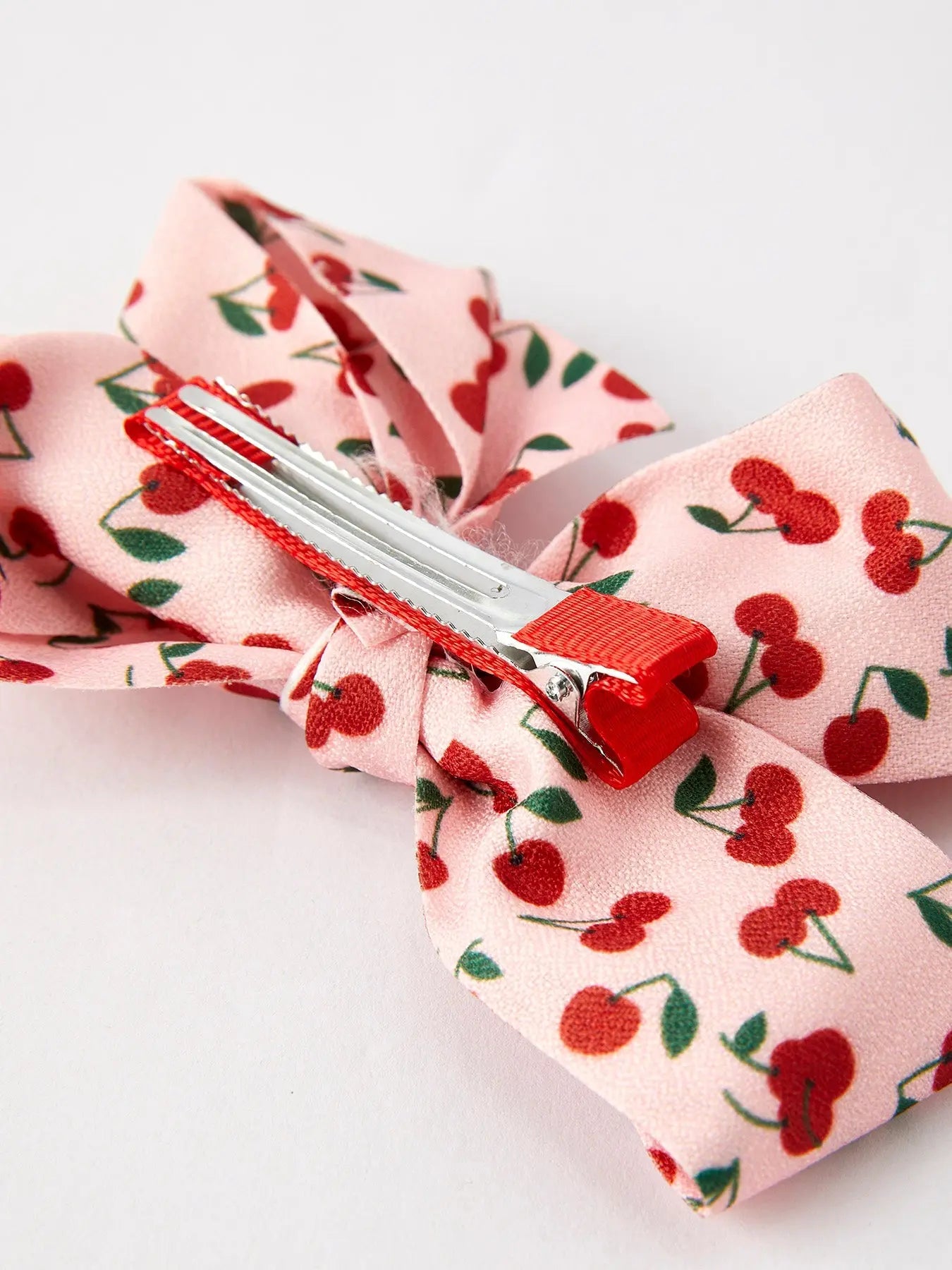 Cherry Bow Hairpin Elegant Hair Accessory for Stylish Hairstyles Rylee Faith Designs Everetts Place: Online Boutique