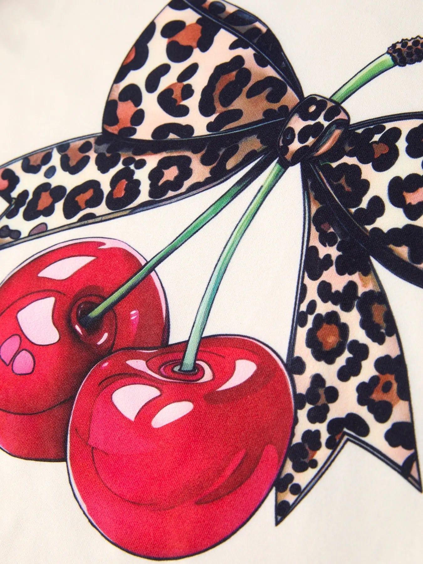 Cherry Leopard Girls Set - Vibrant Fashion Outfit for Little Fashionistas Rylee Faith Designs Everetts Place: Online Boutique