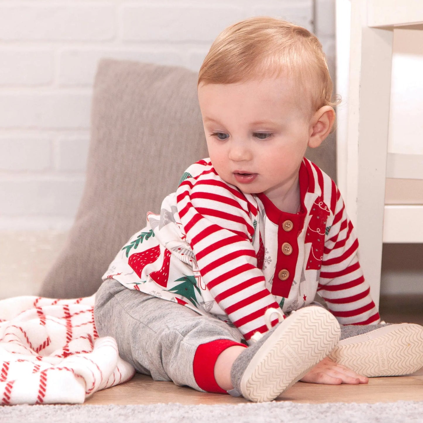 Christmas Baby Toddler Boy Henley Top And Bottom Set Tesa Babe Everetts Place: Online Boutique