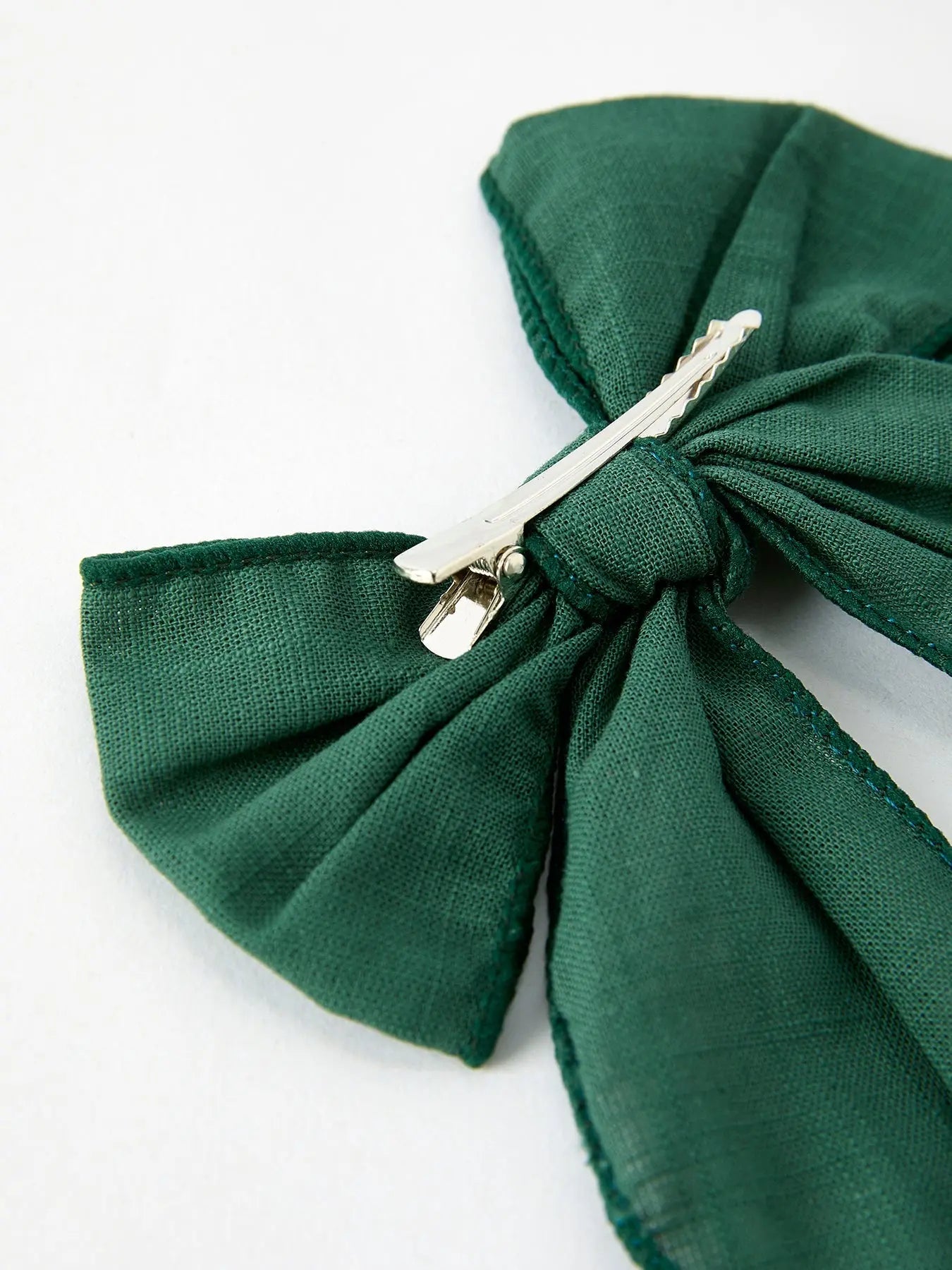 Christmas Dark Green Bow 5 Inch Hairpin Rylee Faith Designs Everetts Place: Online Boutique