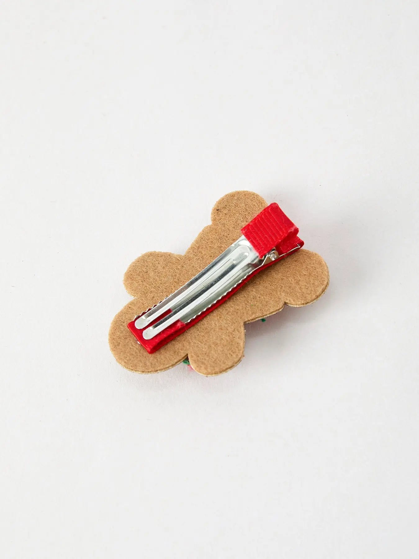 Christmas Gingerbread Girls Hair Clip Festive Holiday Accessory Rylee Faith Designs Everetts Place: Online Boutique
