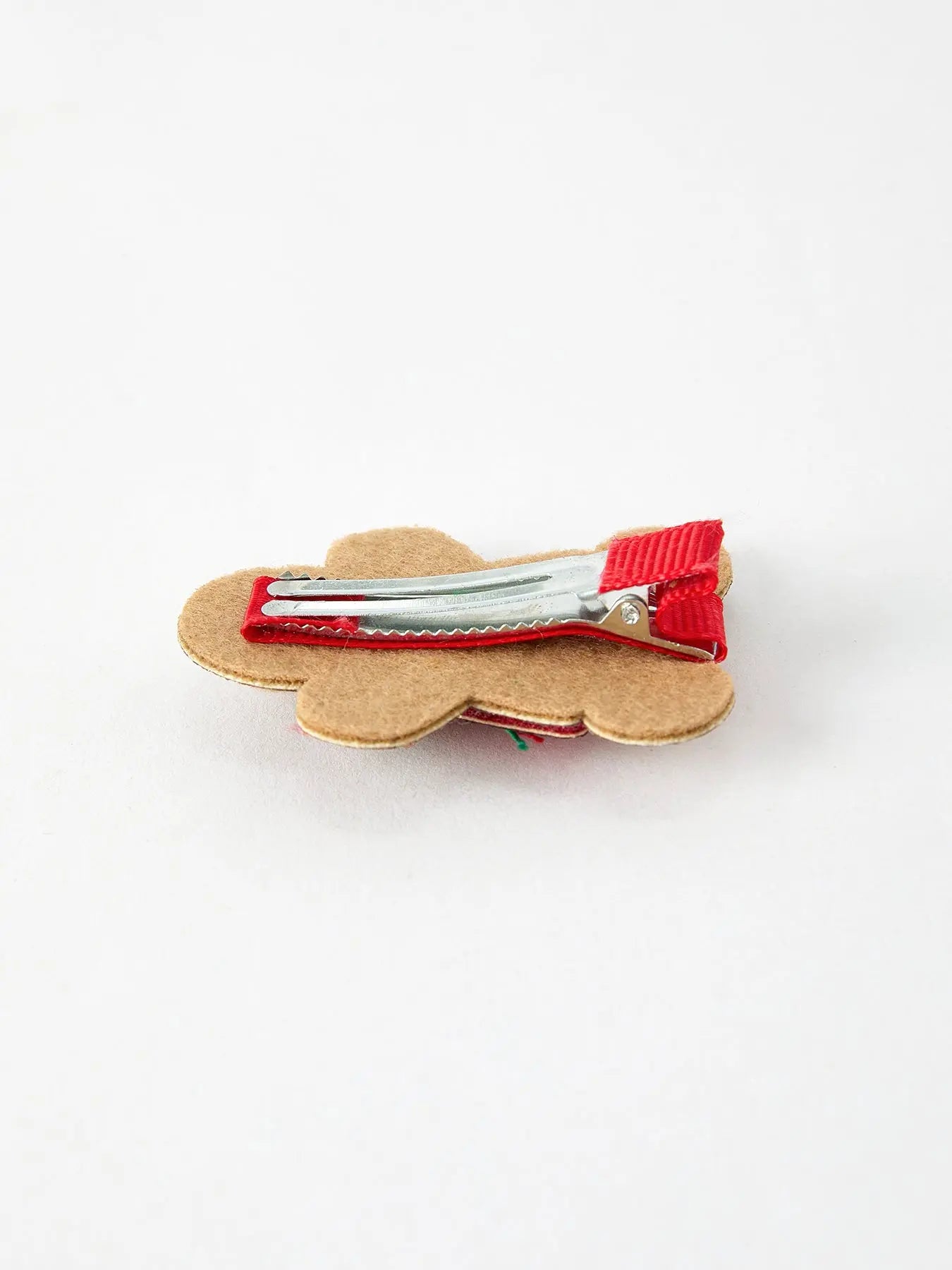 Christmas Gingerbread Girls Hair Clip Festive Holiday Accessory Rylee Faith Designs Everetts Place: Online Boutique