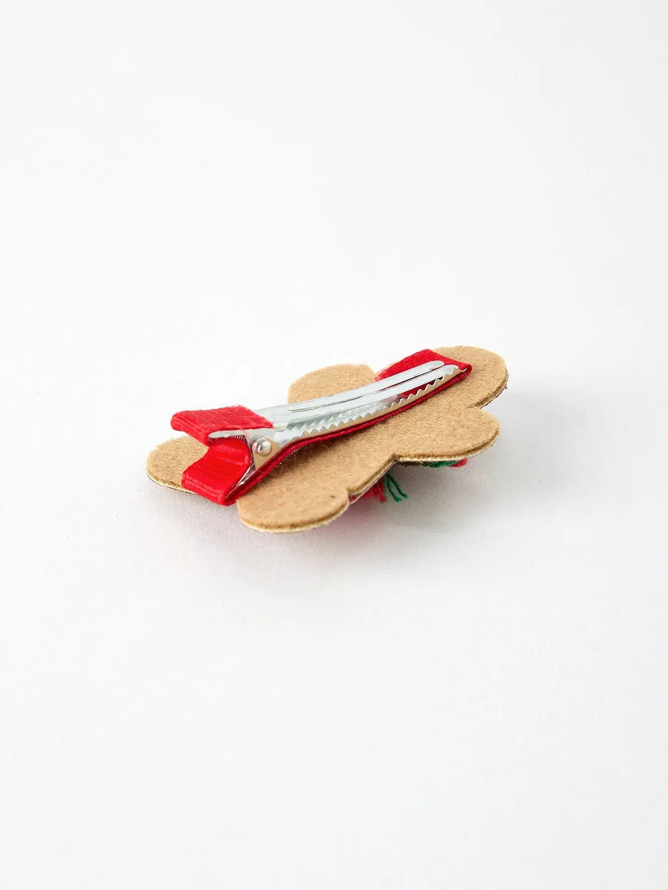 Christmas Gingerbread Girls Hair Clip Festive Holiday Accessory Rylee Faith Designs Everetts Place: Online Boutique
