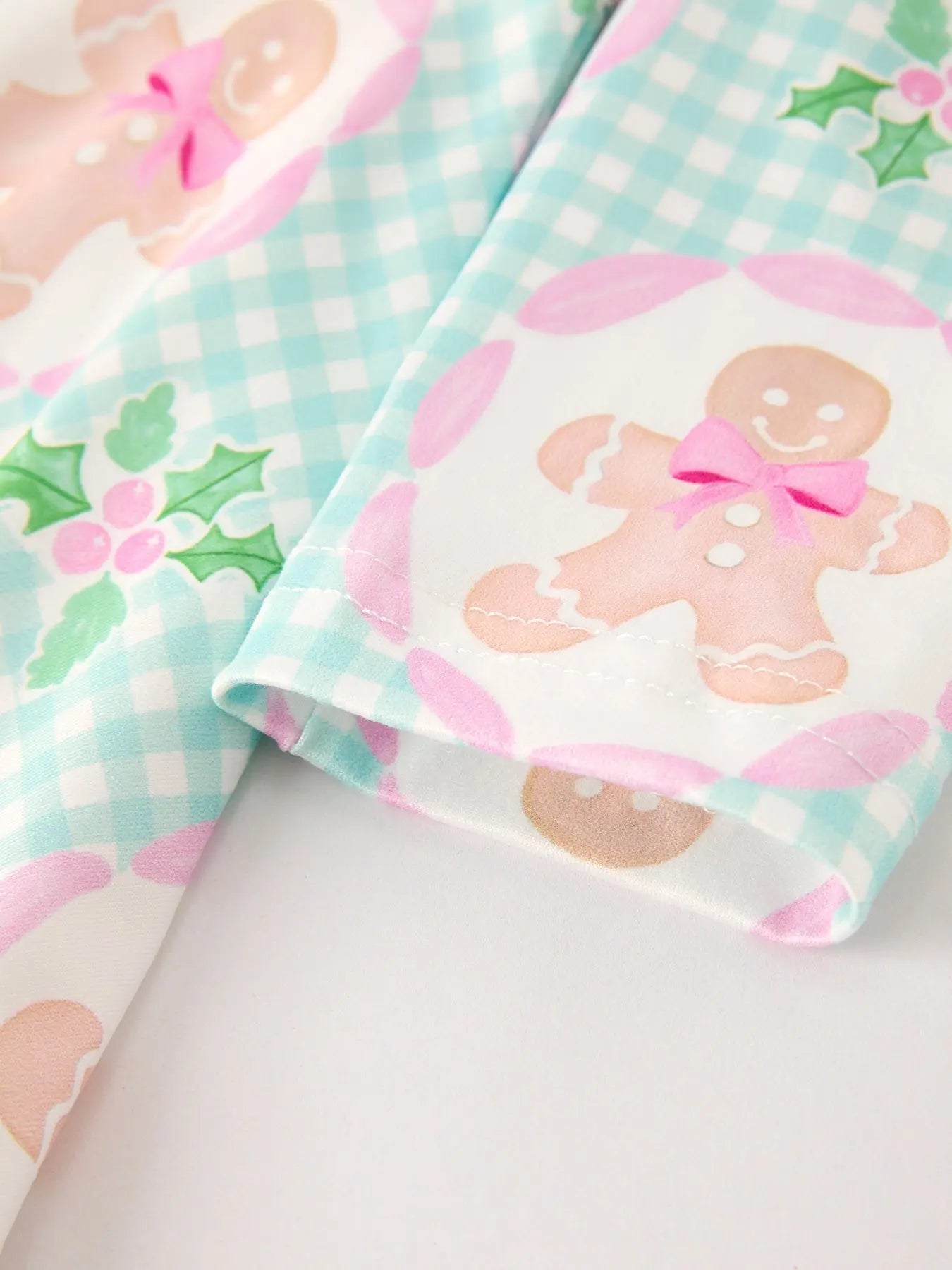 Christmas Gingerbread Man Print Plaid Girls Dress Rylee Faith Designs Everetts Place: Online Boutique