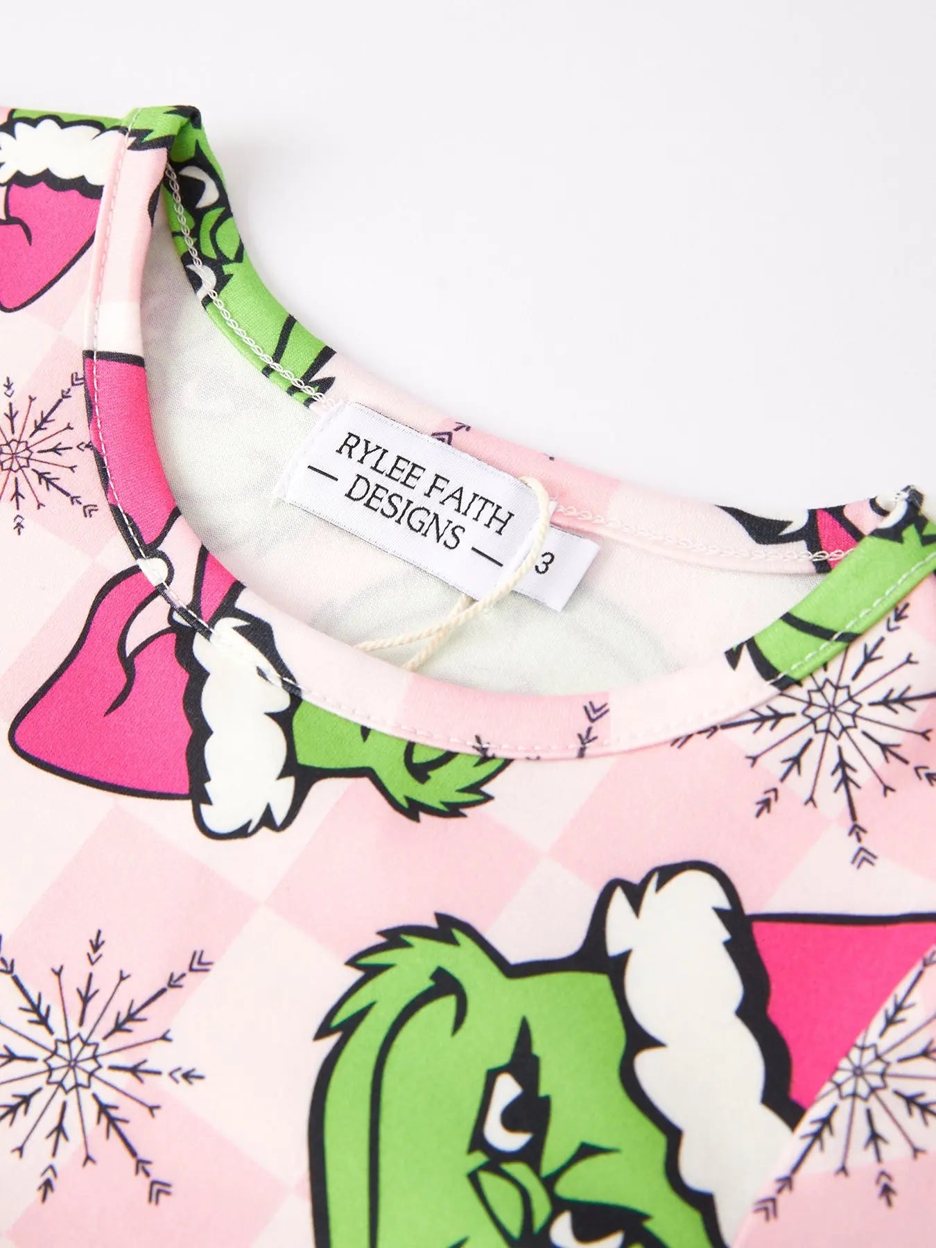 Christmas Girls Cartoon Print Outfit Set Rylee Faith Designs Everetts Place: Online Boutique