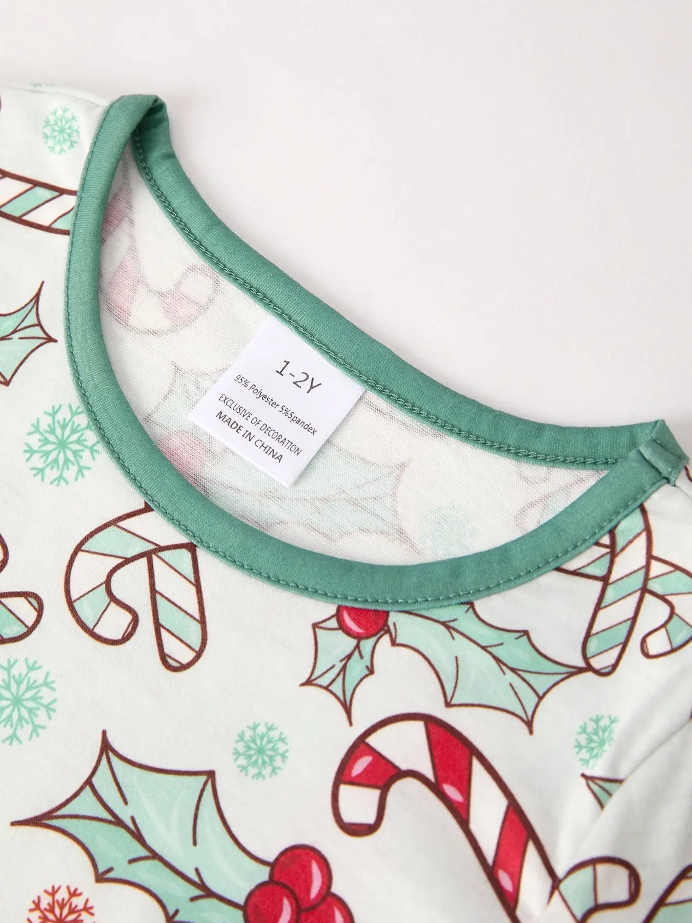 Christmas Print Girls Pajama Set with Two Tops and One Pant Combination Rylee Faith Designs Everetts Place: Online Boutique