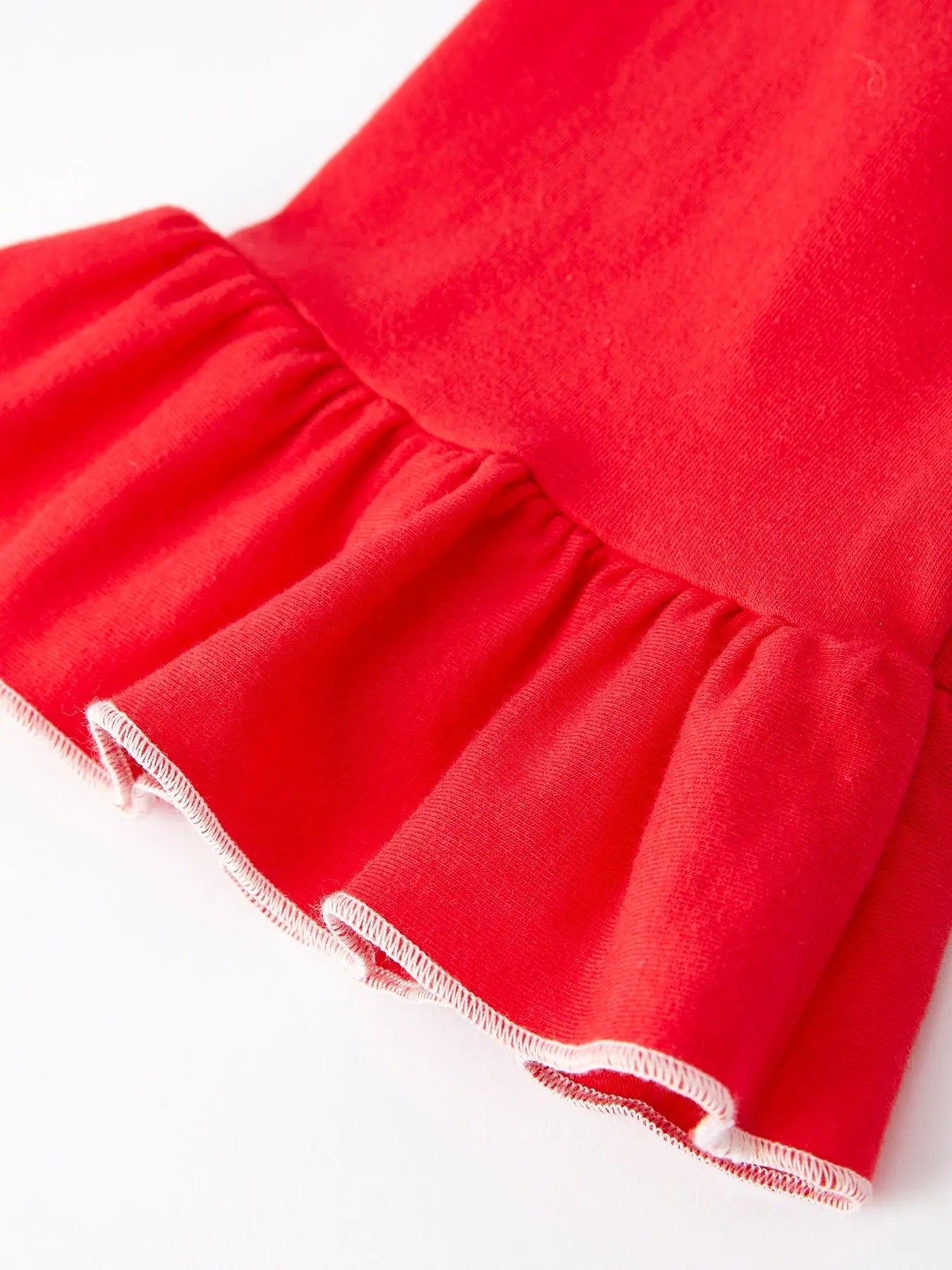 Christmas Red Girls Embroidered Pajamas for Holiday Season Rylee Faith Designs
