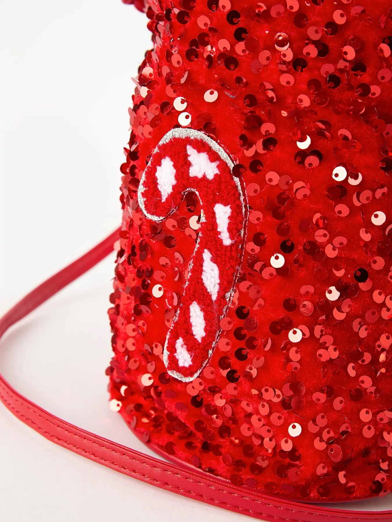 Christmas Red Sequined Girls Bag for Holiday Parties and Special Occasions Rylee Faith Designs Everetts Place: Online Boutique