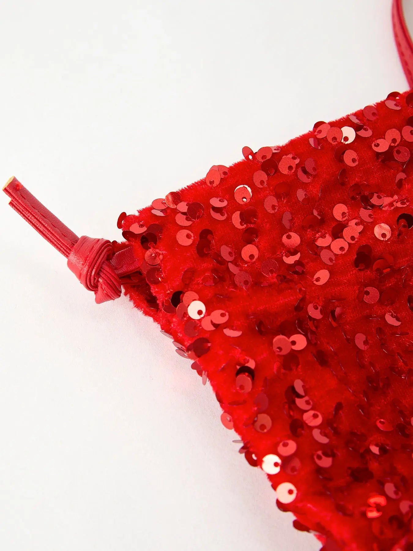 Christmas Red Sequined Girls Bag for Holiday Parties and Special Occasions Rylee Faith Designs Everetts Place: Online Boutique