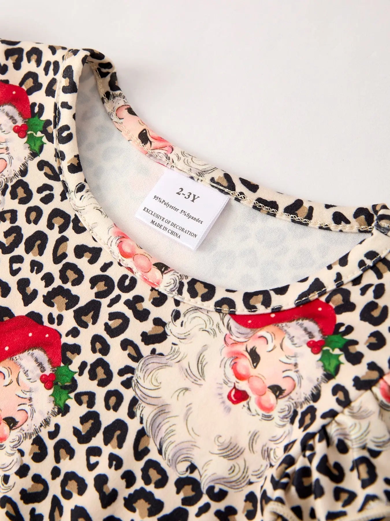Christmas Santa Character Stripe Print Dress Set Three Pieces Rylee Faith Designs Everetts Place: Online Boutique