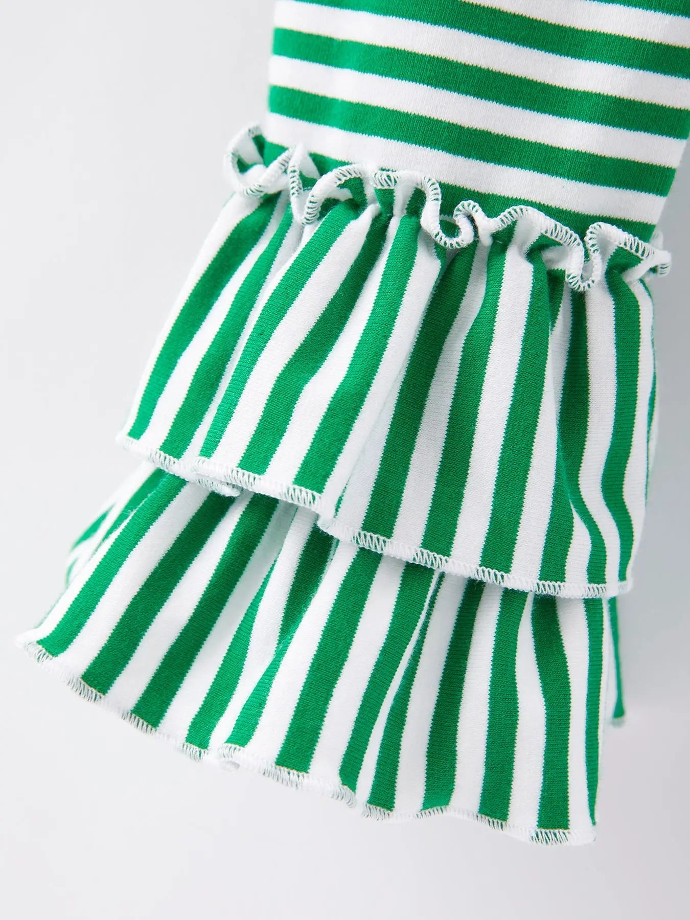 Christmas Tree Print Striped Girls Outfit Set Rylee Faith Designs Everetts Place: Online Boutique