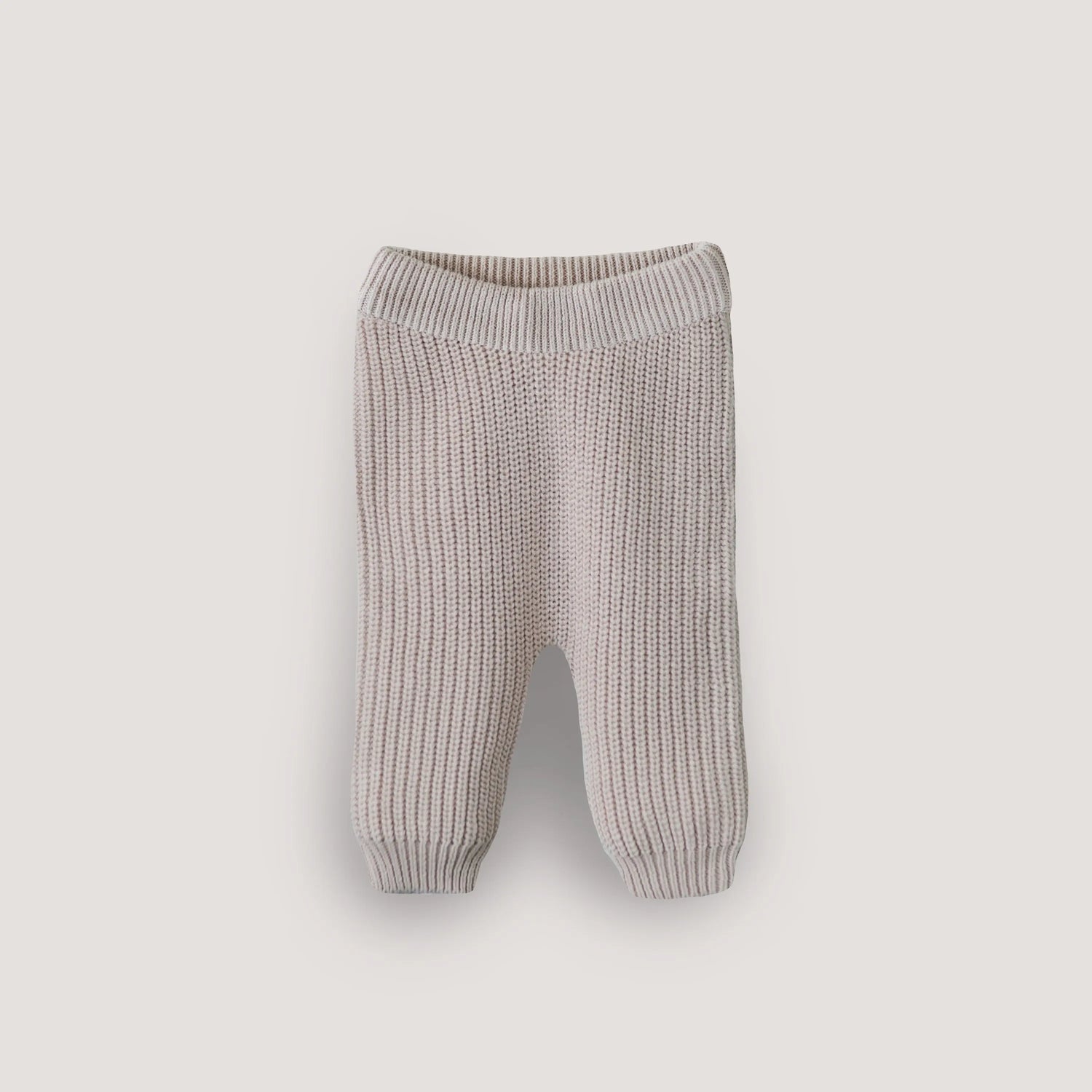 Mushie Chunky Knit Pants for Babies Made with Organic Cotton Cozy and Stylish Outfit Option - Apparel & Accessories > Clothing > Baby & Toddler Clothing > Baby & Toddler Bottoms Baby Clothes