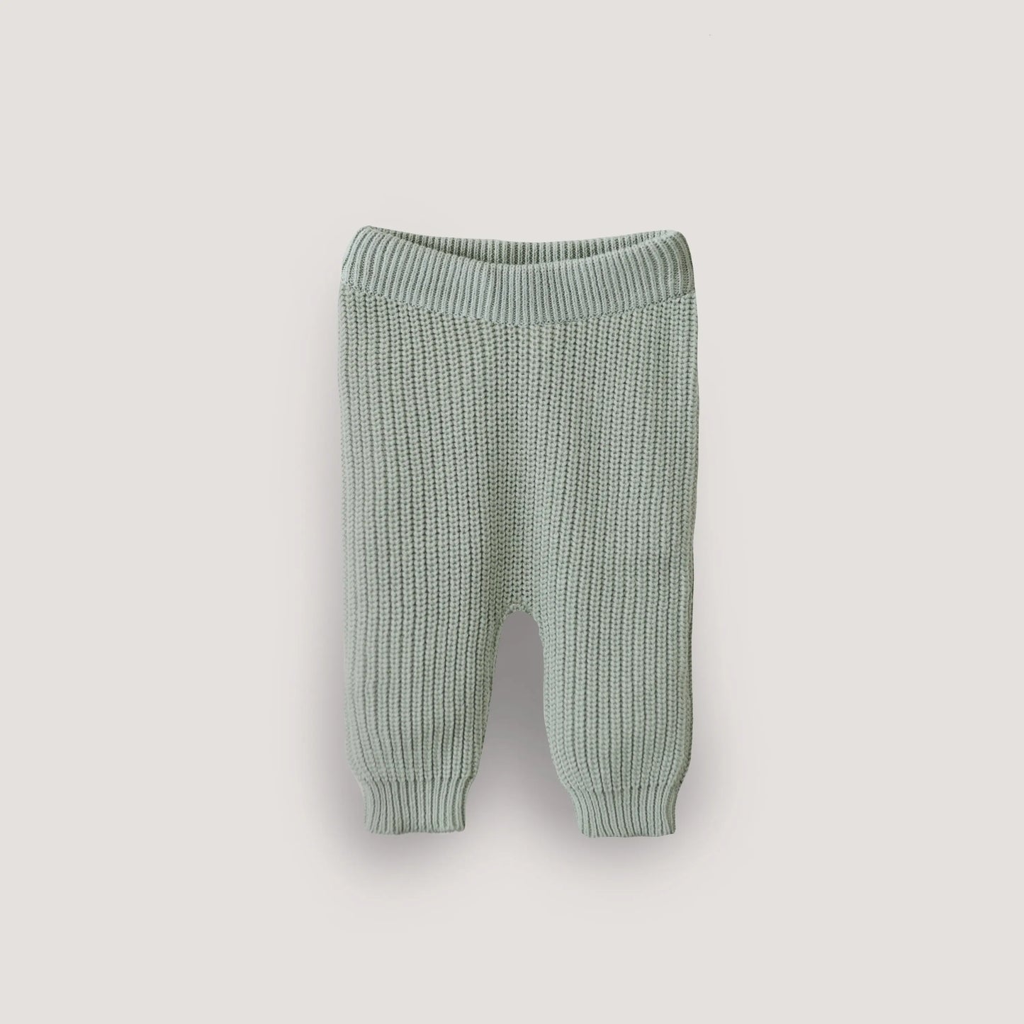 Chunky Knit Pants for Babies Made with Organic Cotton Cozy and Stylish Outfit Option Mushie Everetts Place: Online Boutique 32.00
