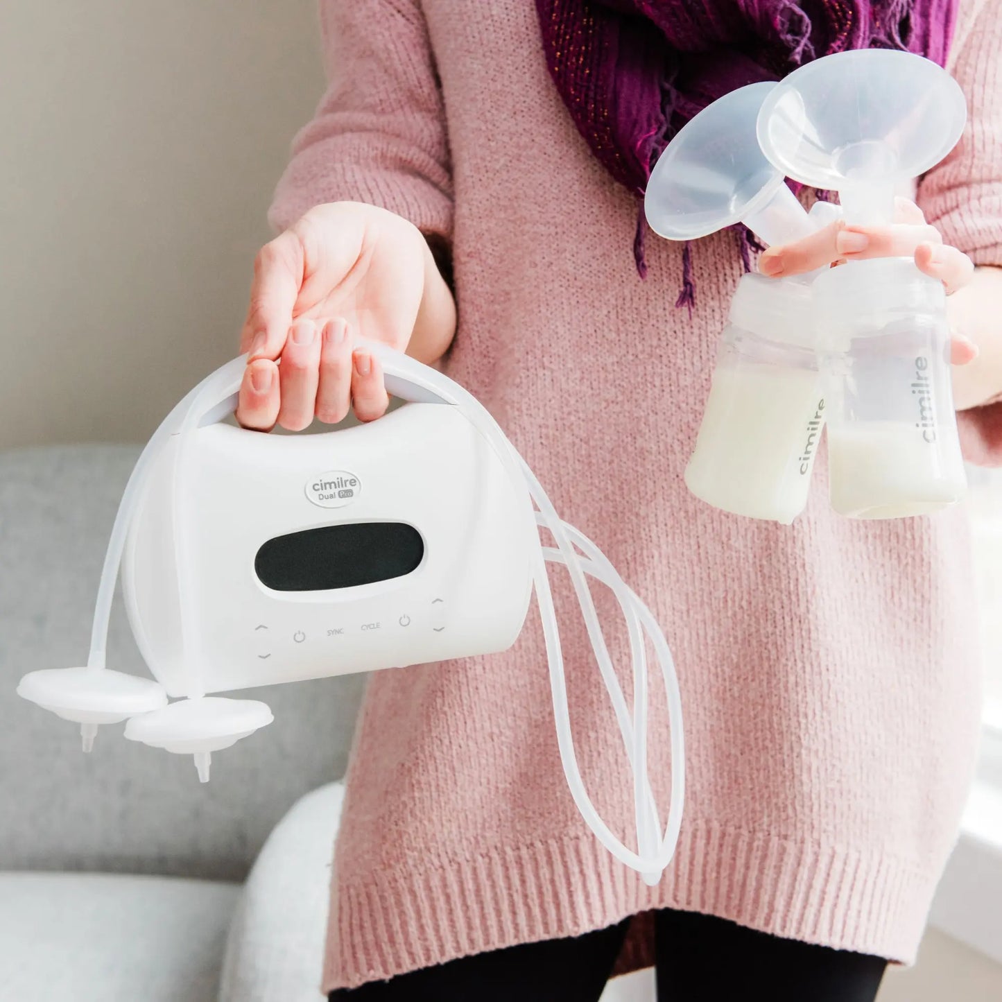 Cimilre S7 Dual Pro Rechargeable Breast Pump with Dual Motor Technology Cimilre Breast Pumps