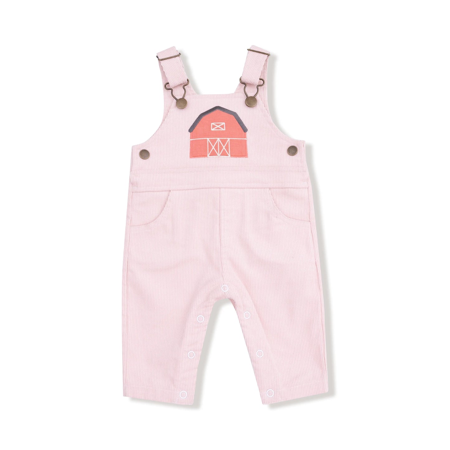 Angel Dear Classic Overall Farm Fresh Style Red Barn Bandana Pocket - Apparel & Accessories > Clothing > Baby & Toddler Clothing > Baby & Toddler Outfits 534AP