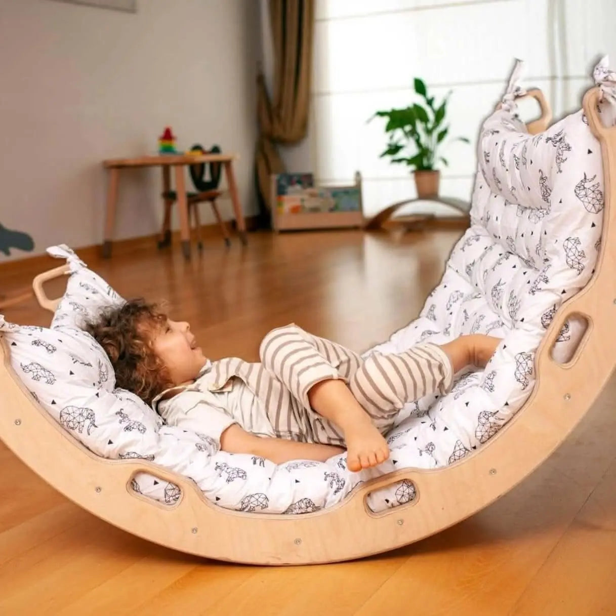 Climbing Arch Rocker Origami Pillow Montessori Play Set Kidodido Everetts Place: Online Boutique