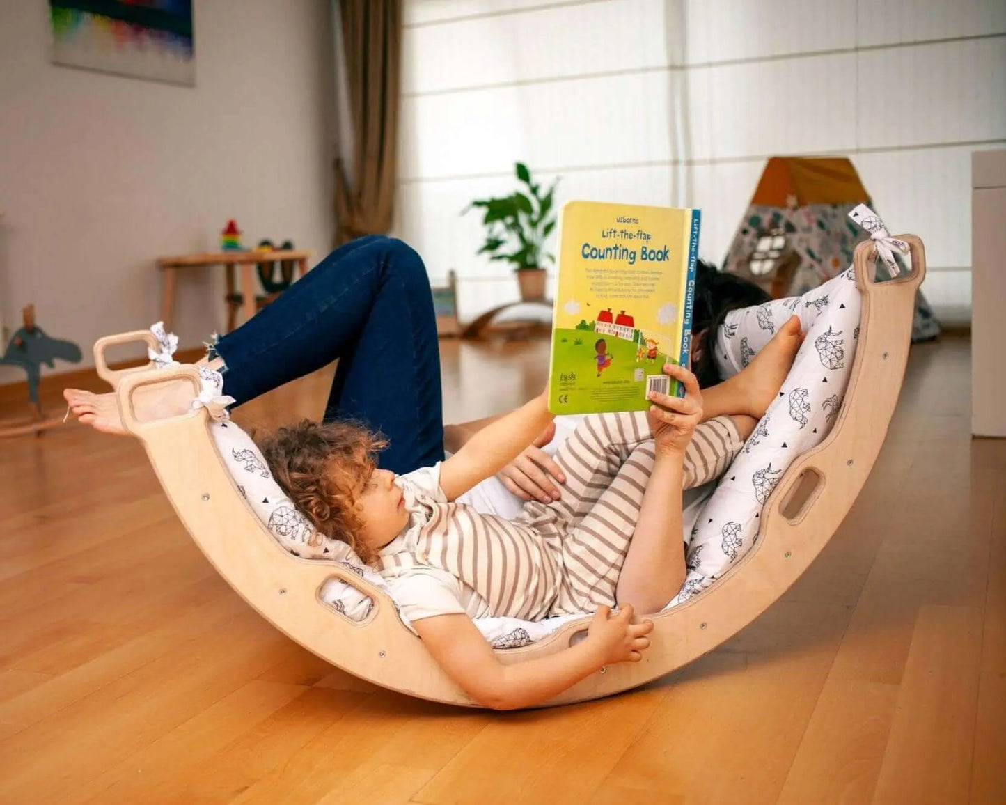 Climbing Arch Rocker Origami Pillow Montessori Play Set Kidodido Everetts Place: Online Boutique