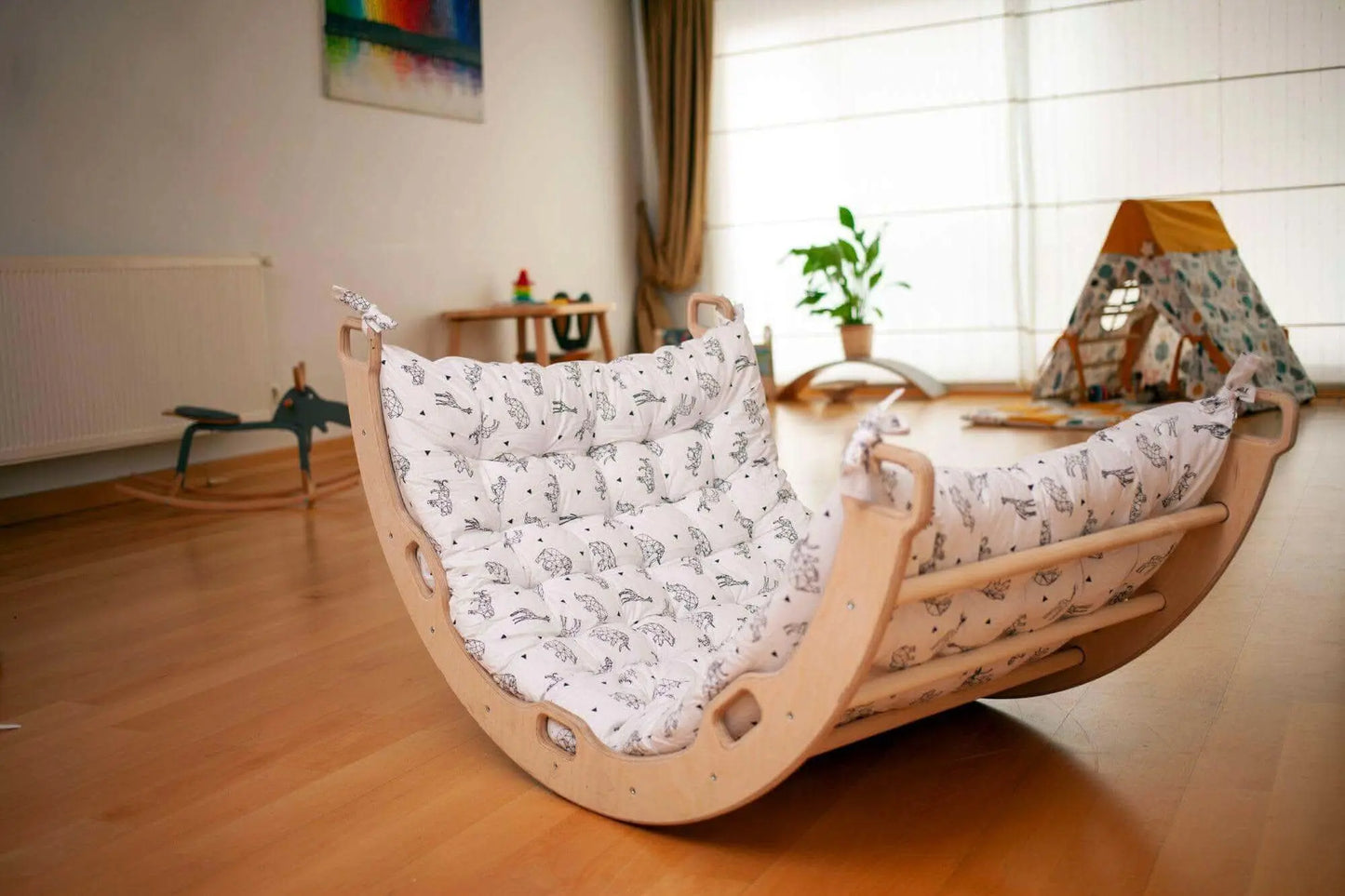 Climbing Arch Rocker Origami Pillow Montessori Play Set Kidodido Everetts Place: Online Boutique