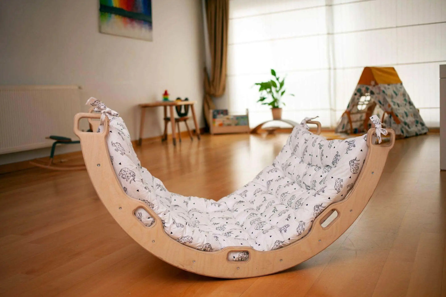 Climbing Arch Rocker Origami Pillow Montessori Play Set Kidodido Everetts Place: Online Boutique