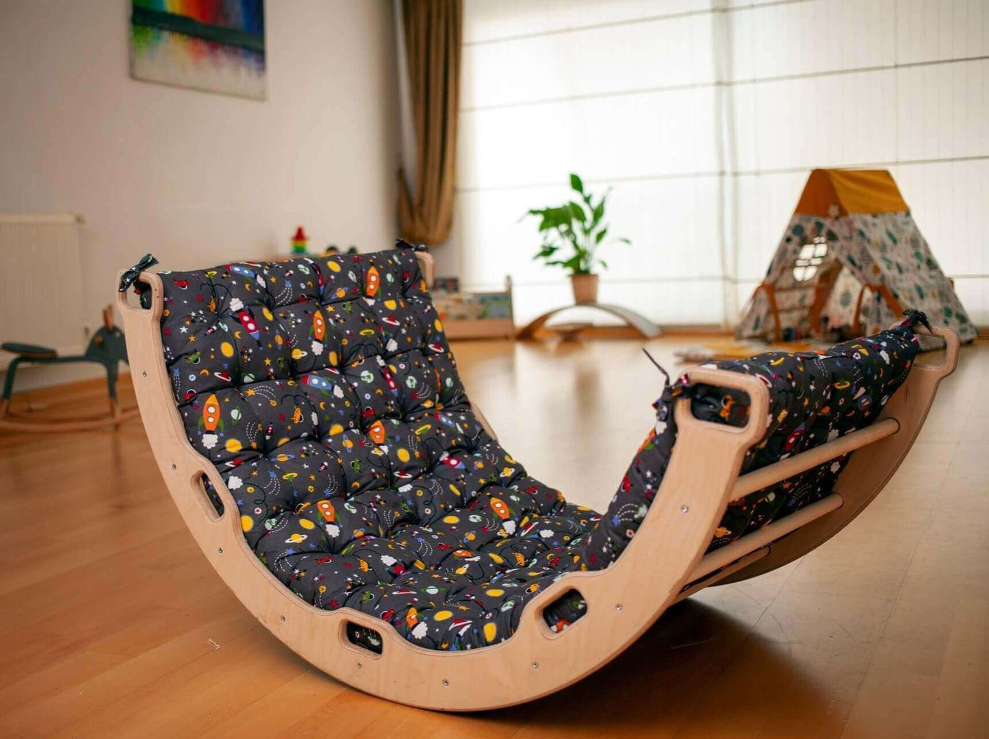 Climbing Arch Rocker With Space Cushion For Safe Play Kidodido Everetts Place: Online Boutique
