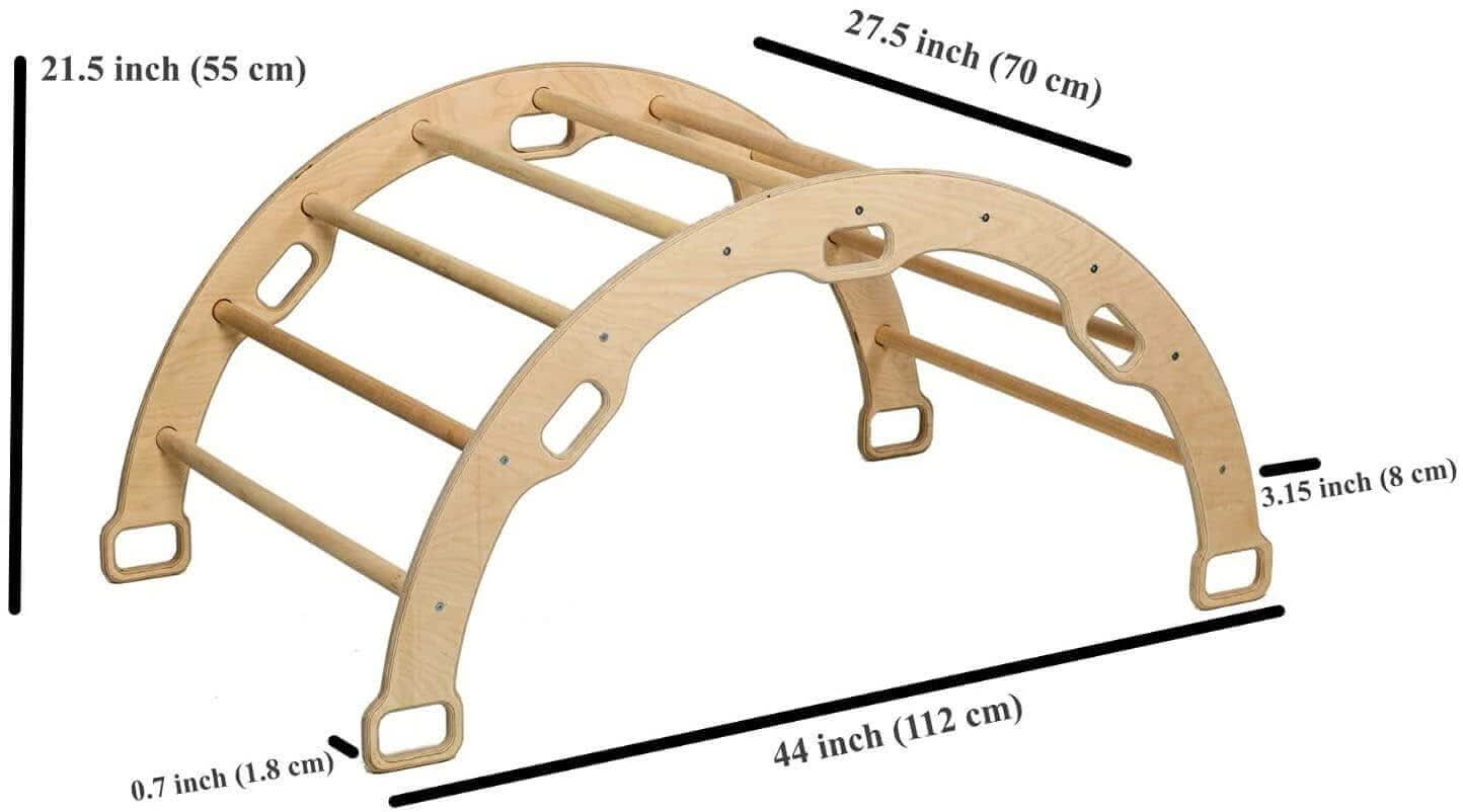 Climbing Arch Rocker With Space Cushion For Safe Play Kidodido Everetts Place: Online Boutique