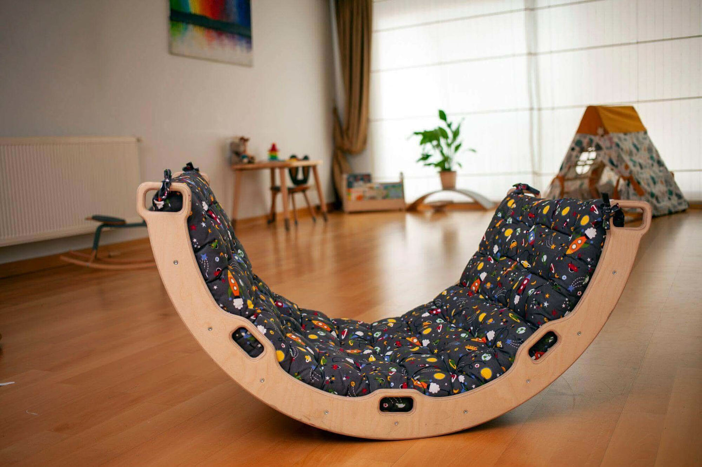 Climbing Arch Rocker With Space Cushion For Safe Play Kidodido Everetts Place: Online Boutique