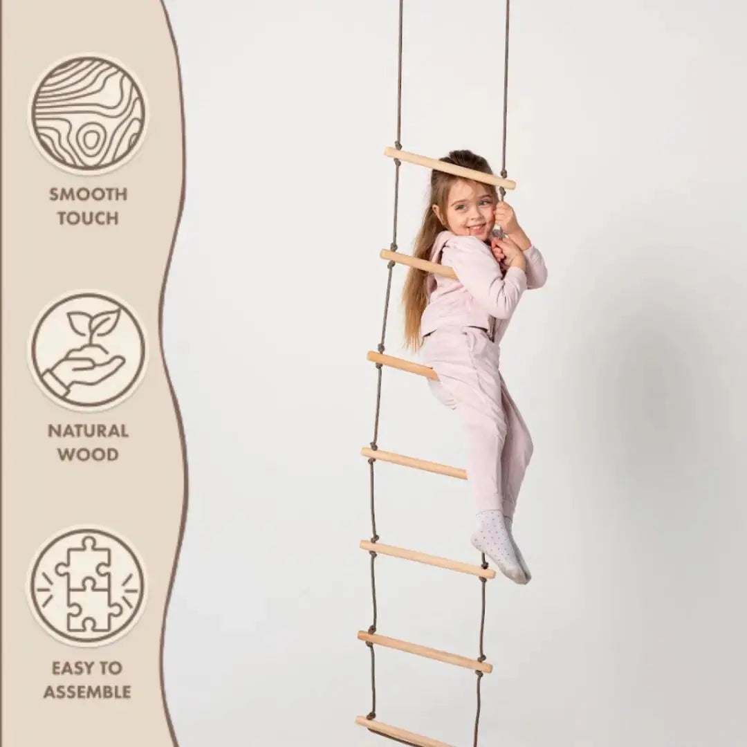 Climbing Rope Ladder for Kids Aged 3 to 9 Years Old Goodevas Everetts Place: Online Boutique