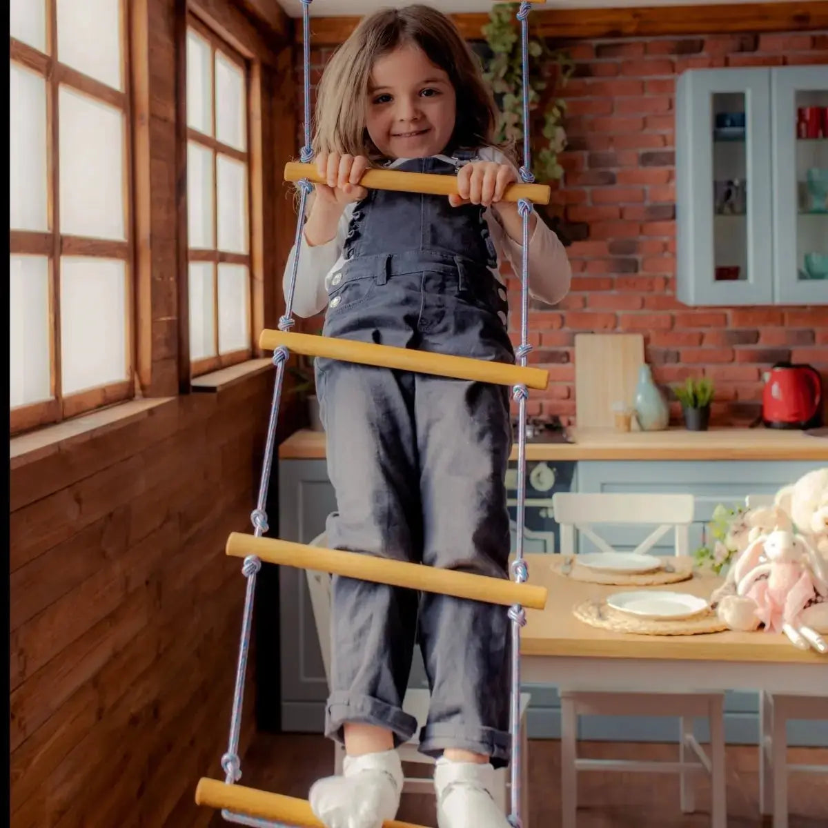 Climbing Rope Ladder for Kids Aged 3 to 9 Years Old Goodevas Everetts Place: Online Boutique