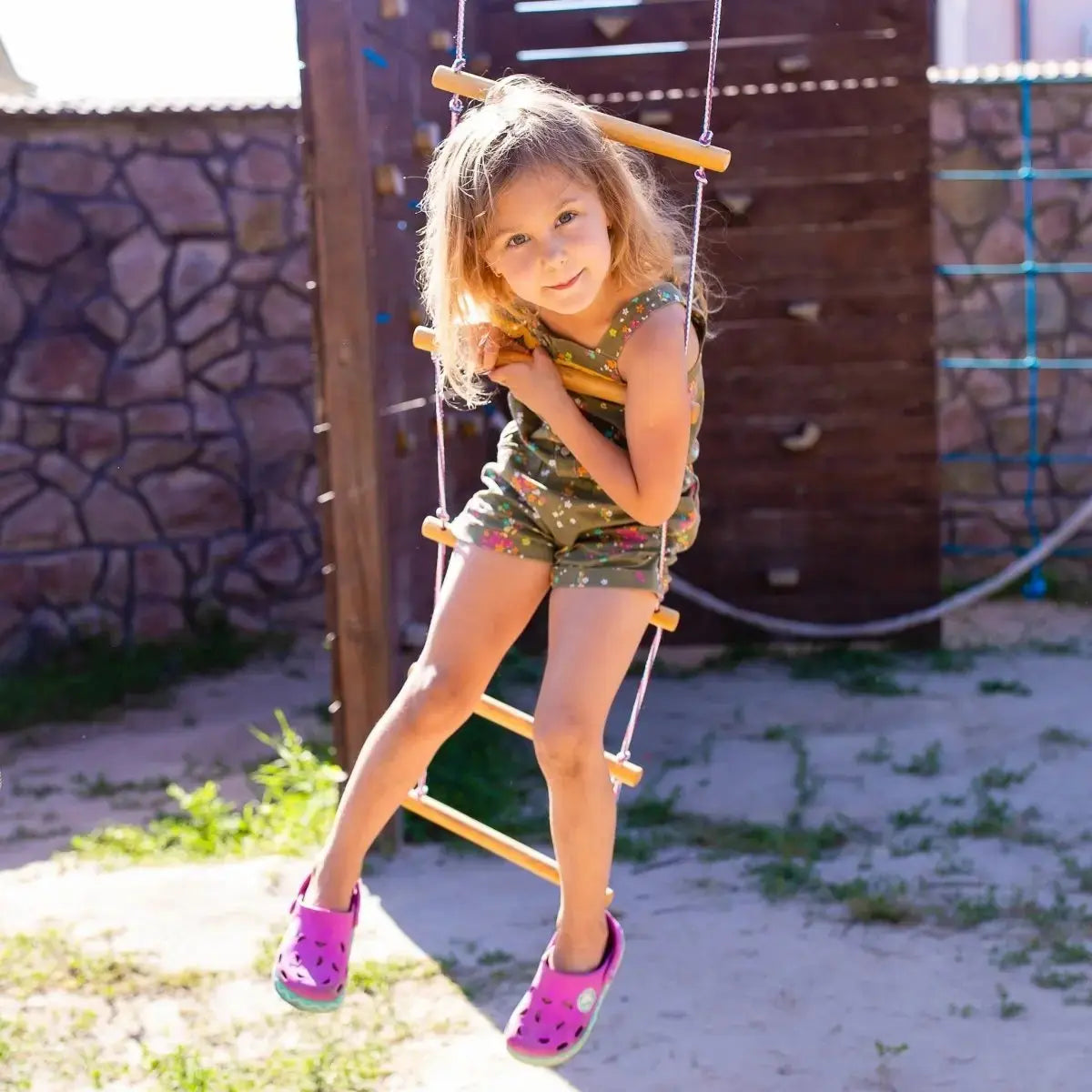 Climbing Rope Ladder for Kids Aged 3 to 9 Years Old Goodevas Everetts Place: Online Boutique