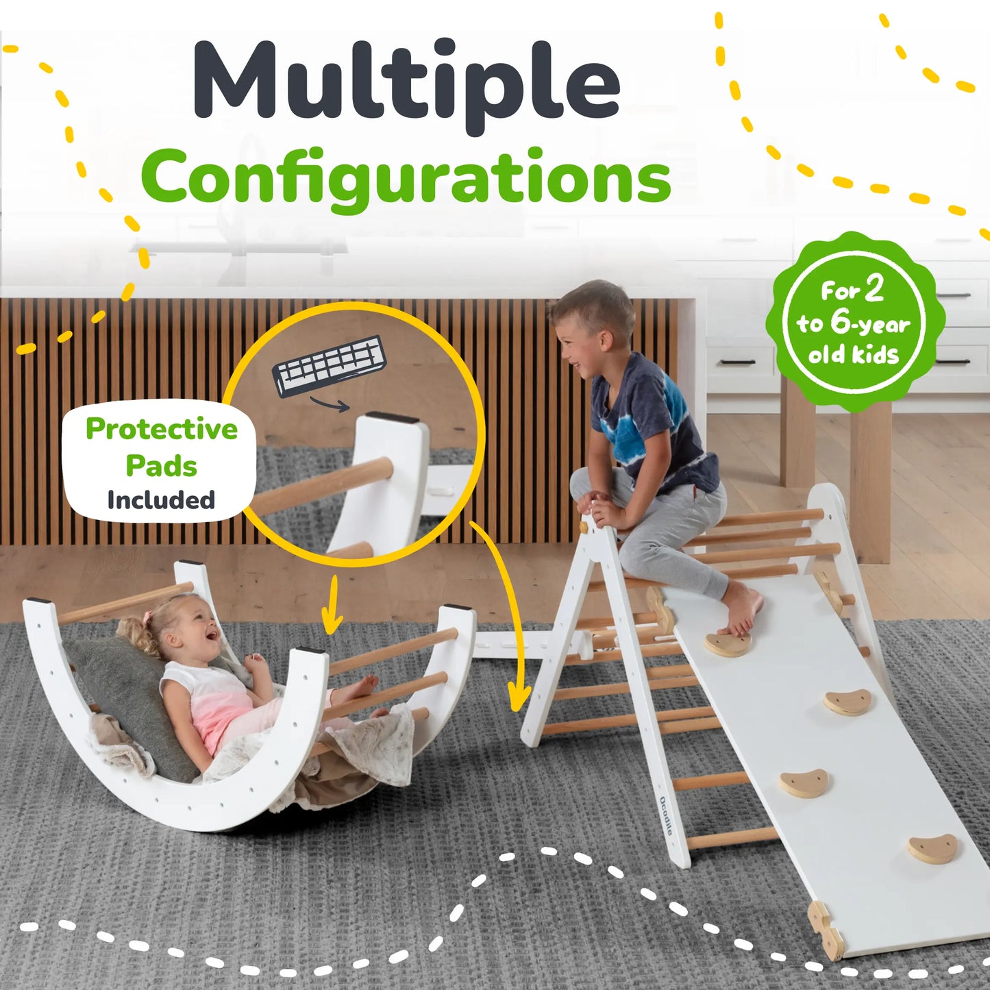 Climbing Set: 4-Parts Ocodile.com