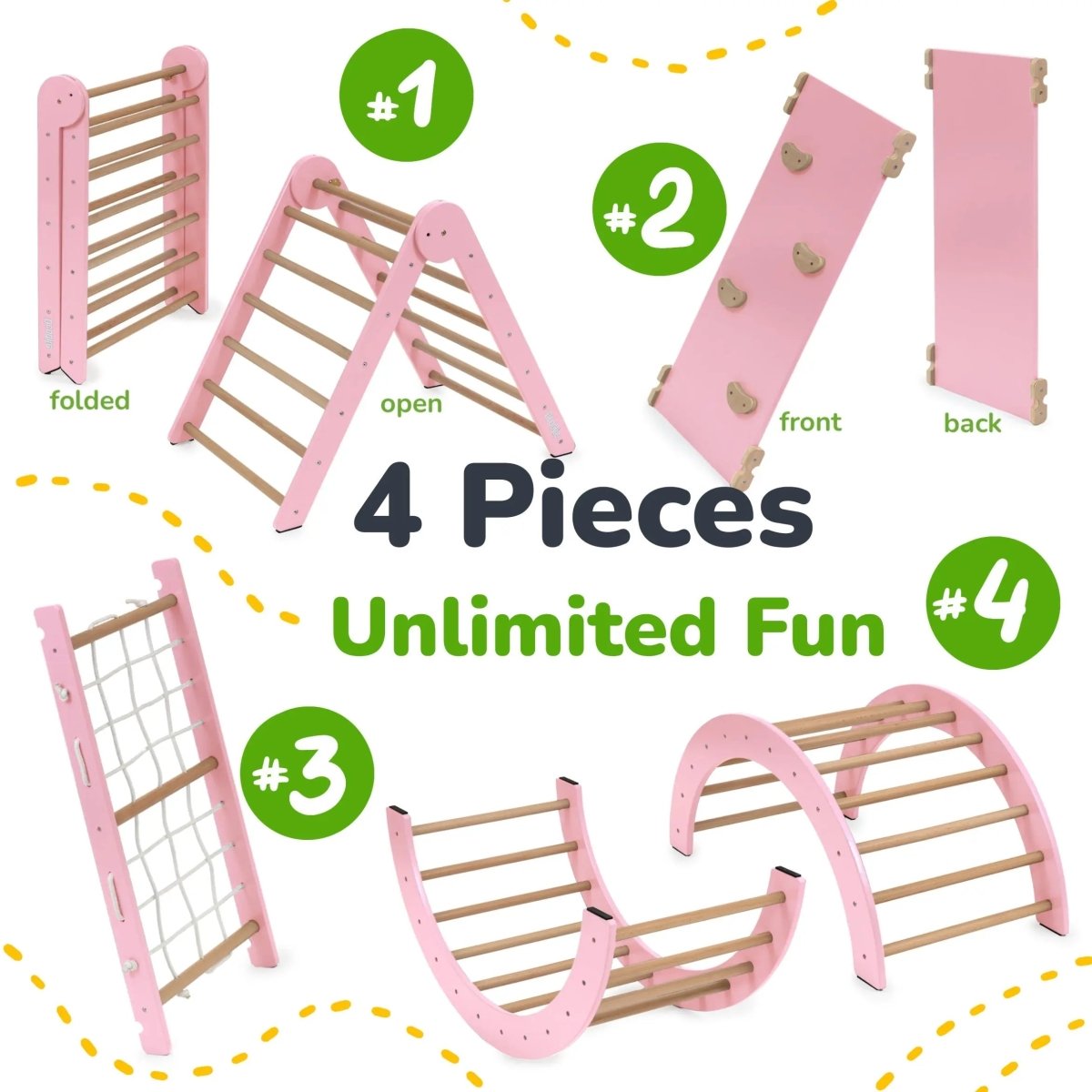 Climbing Set: 4-Parts Ocodile.com