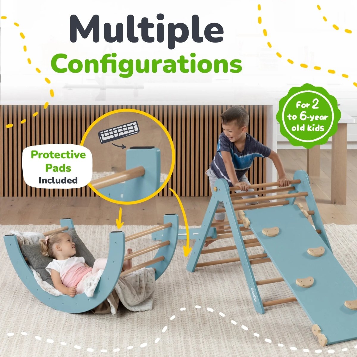 Climbing Set: 4-Parts Ocodile.com